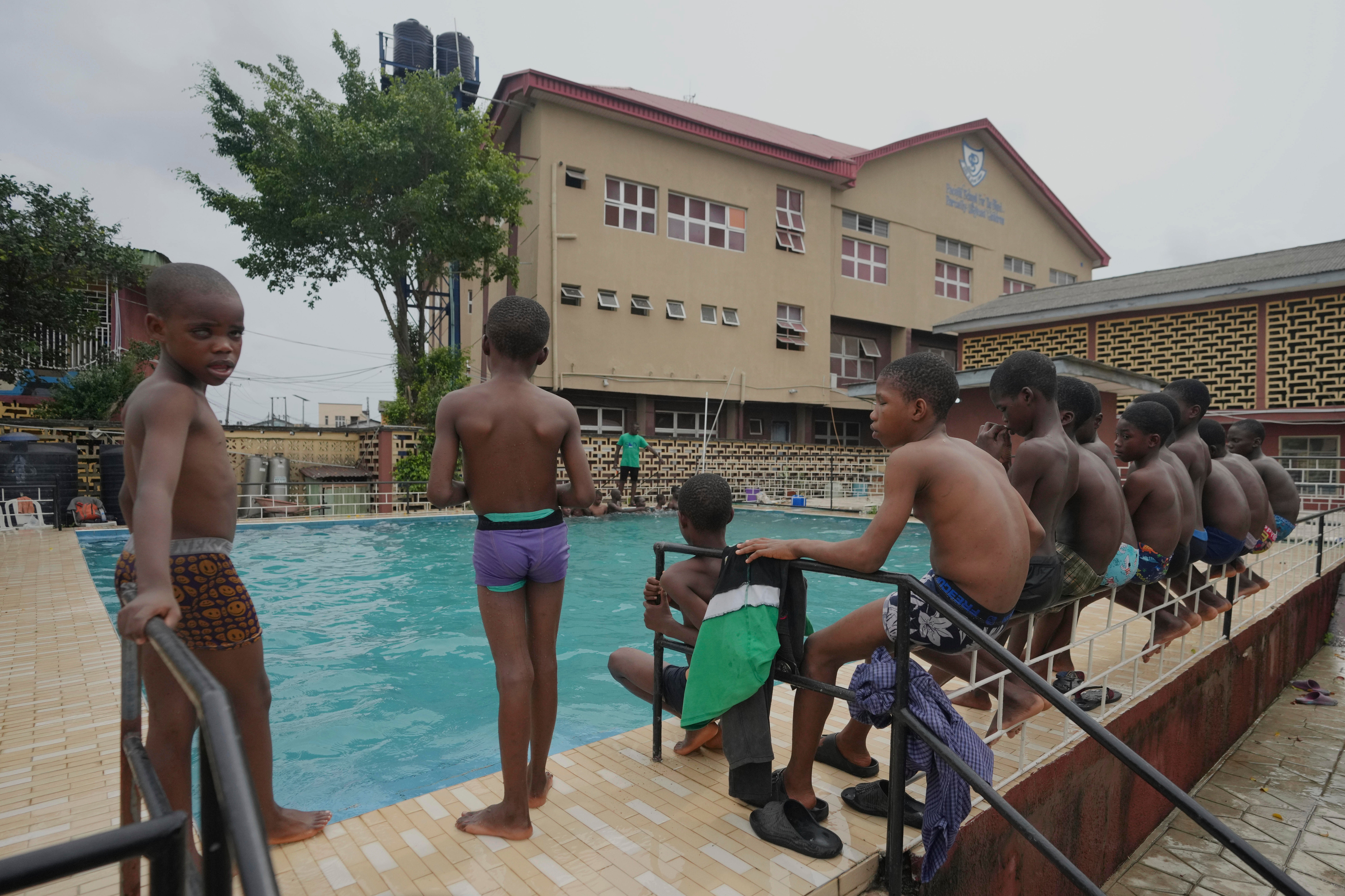 Nigeria Swimming Disabled People