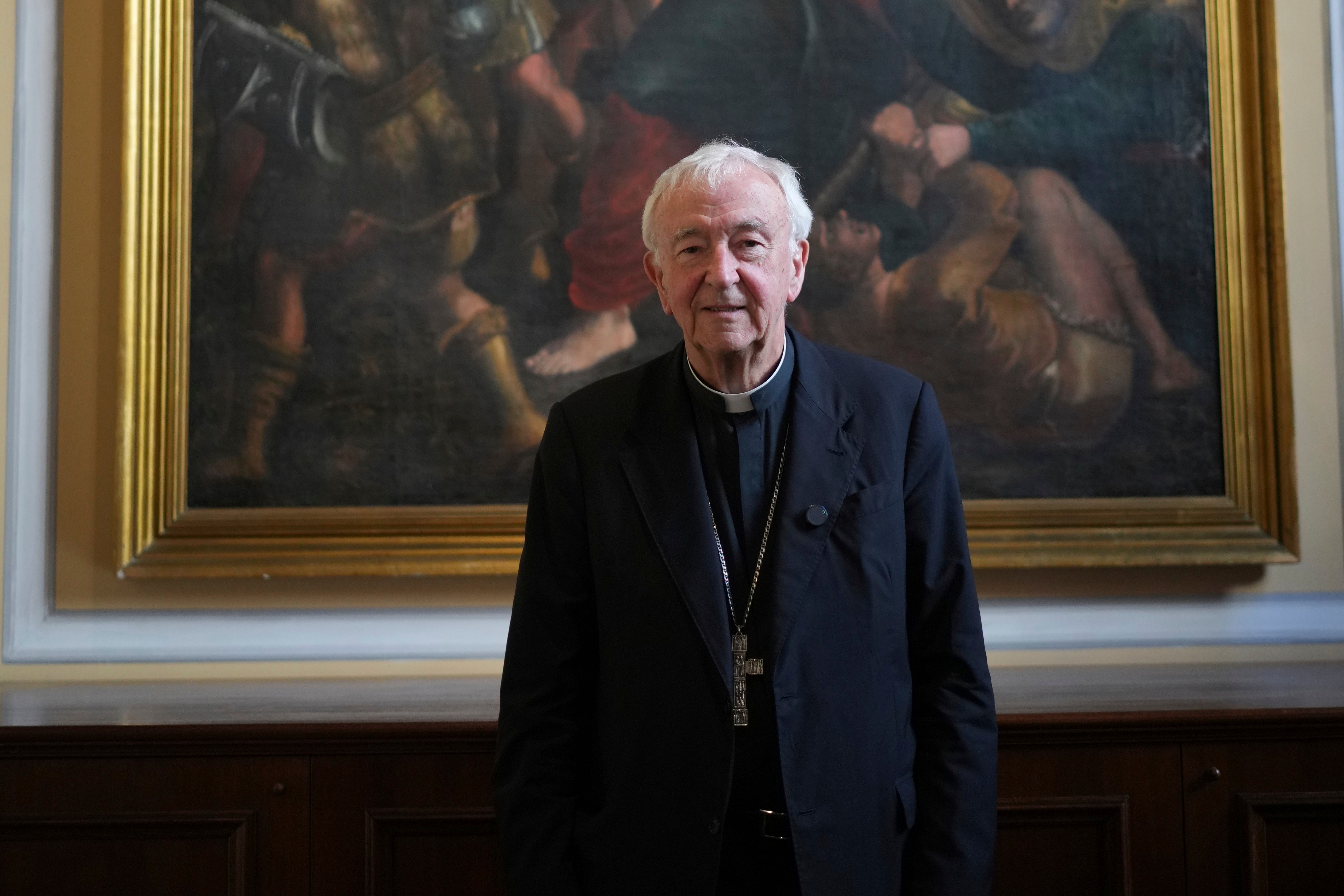 Cardinal Vincent Nichols said the conclave was nothing like the film (Andrew Medichini/AP)