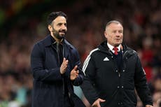 Ruben Amorim compares plight to Ange Postecoglou: ‘We are both struggling’