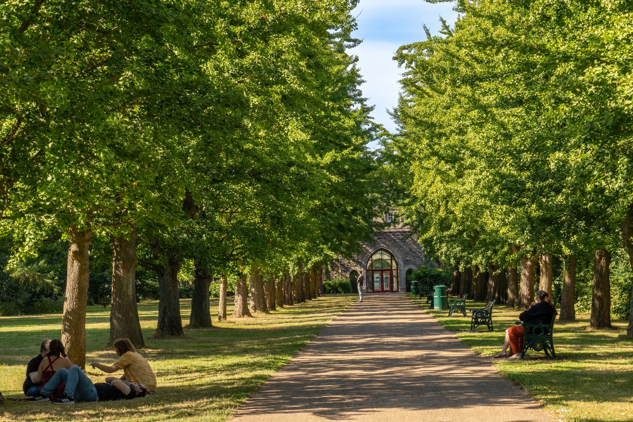 Cardiff Castle is surrounded by the city's grade II-listed parklands
