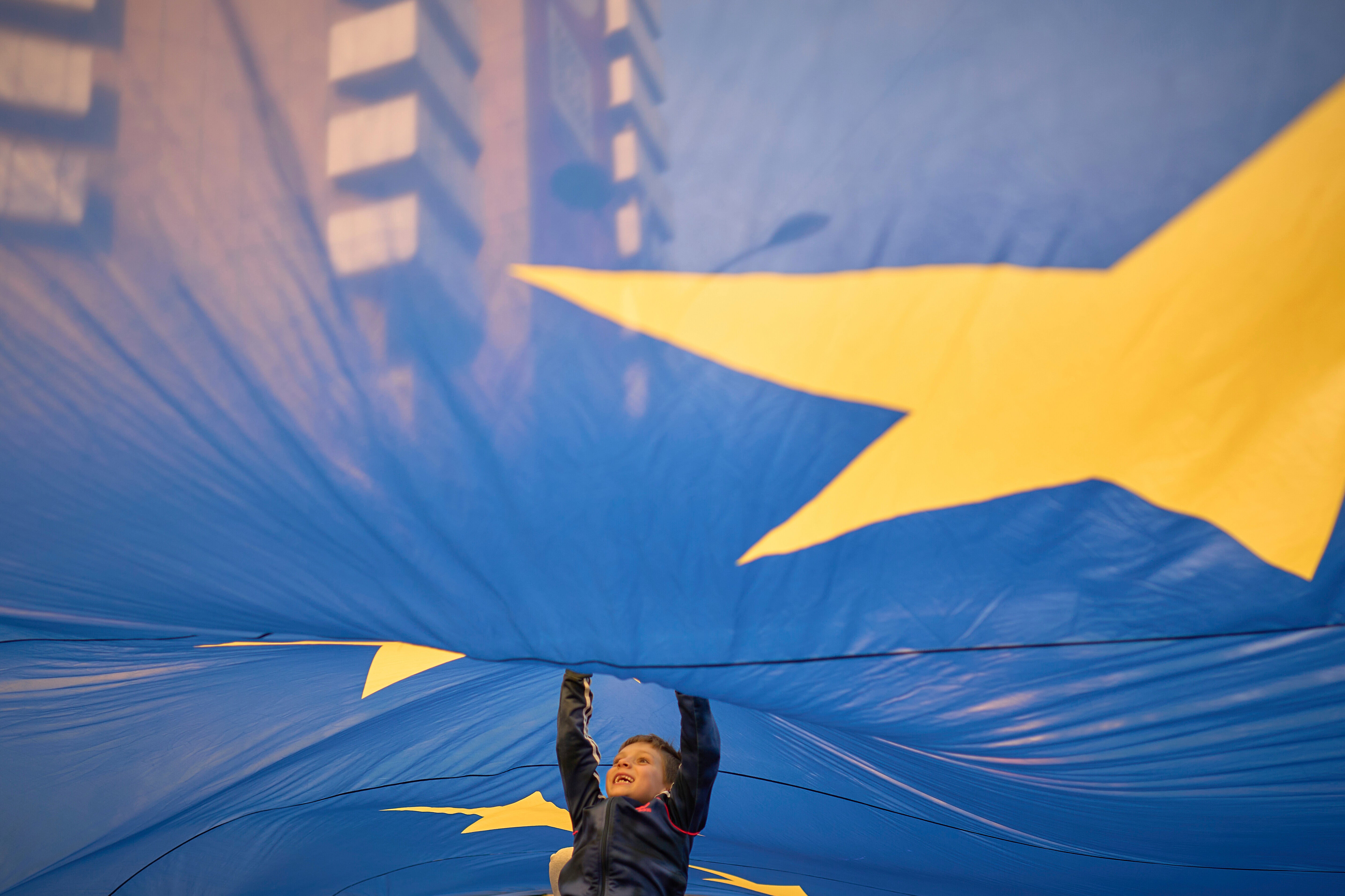 Romania Election Pro-EU Rally