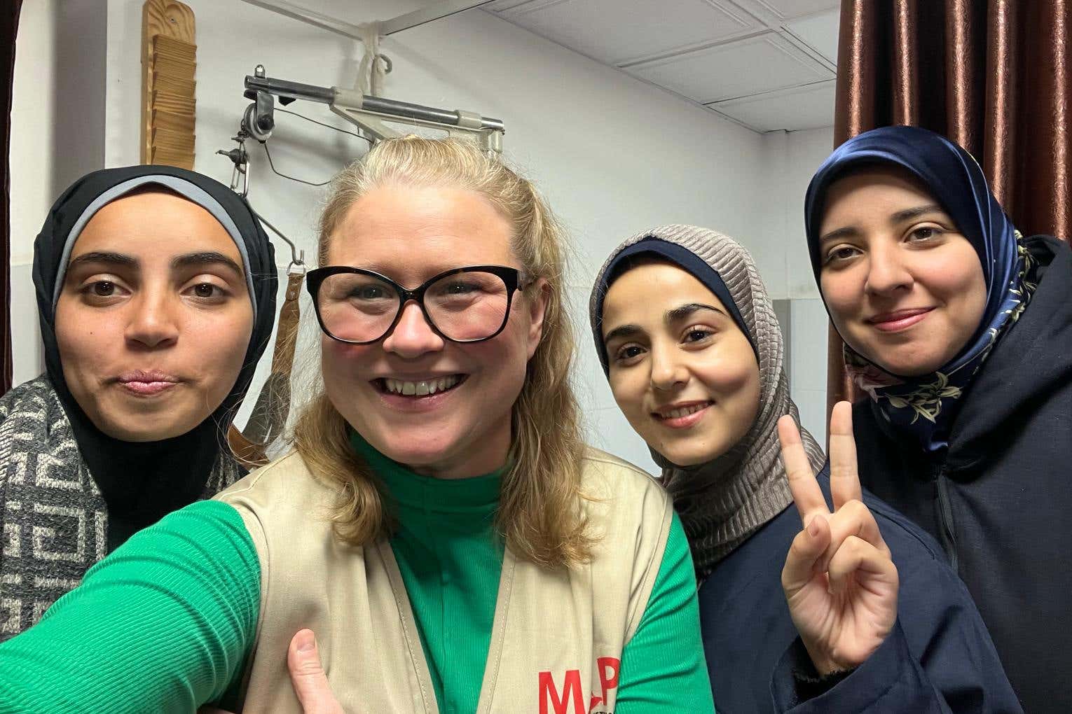 Rachael Moses has returned to the UK after spending a month volunteering at Nasser hospital in Gaza (Rachael Moses/PA)