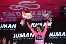 Who is leading the Giro d’Italia? Maglia rosa and general classification standings
