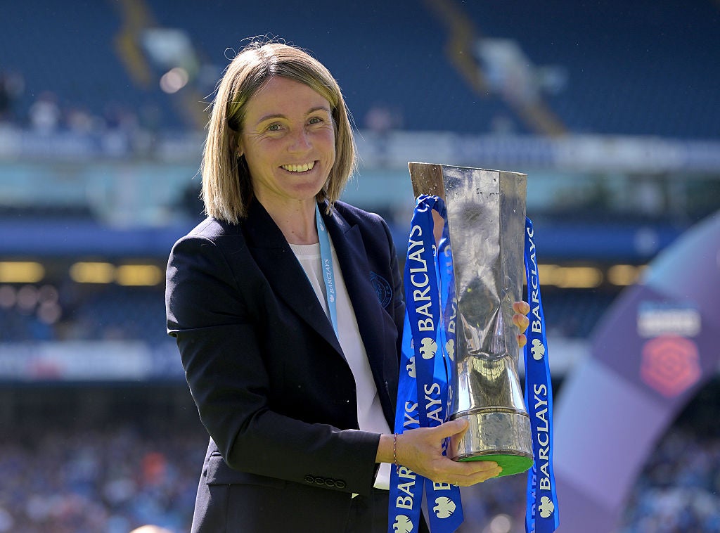 Sonia Bompastor led Chelsea to an unbeaten season in her first year in England