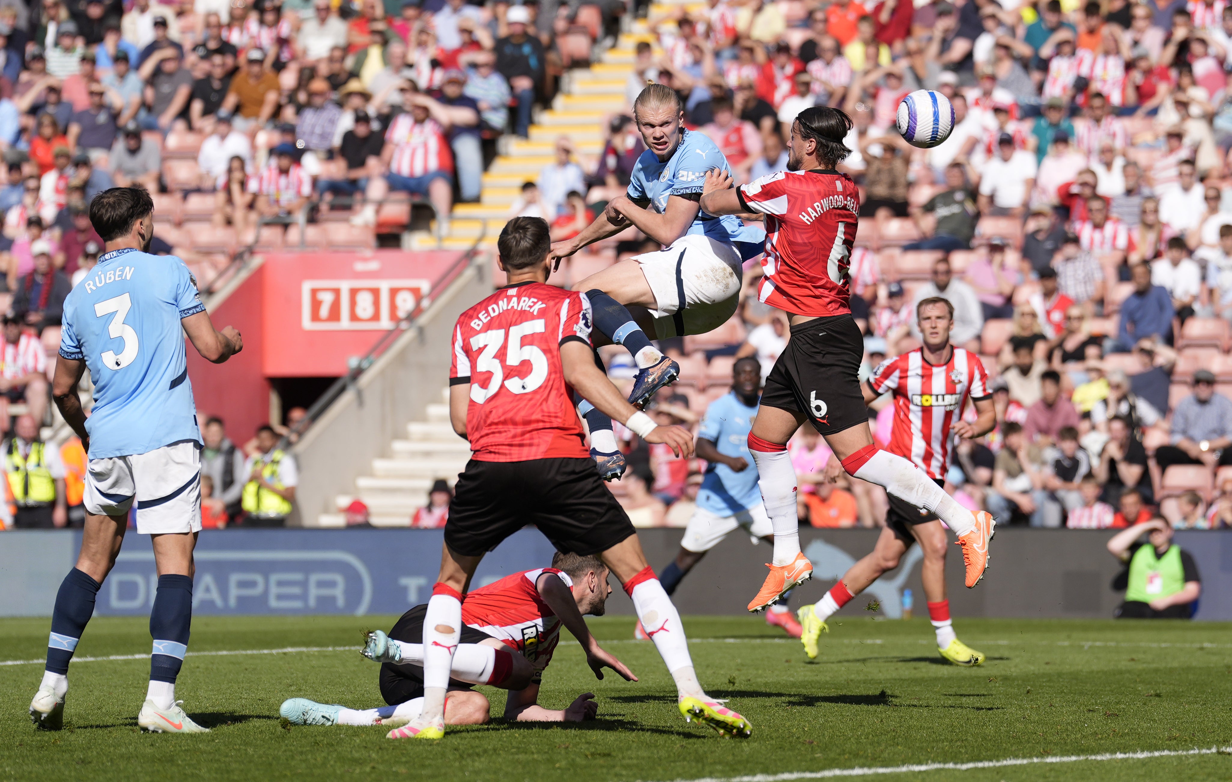 Manchester City were frustrated by Southampton