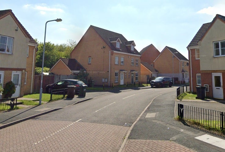 The man was found dead in a house in Marbury Drive, West Midlands Fire Service said