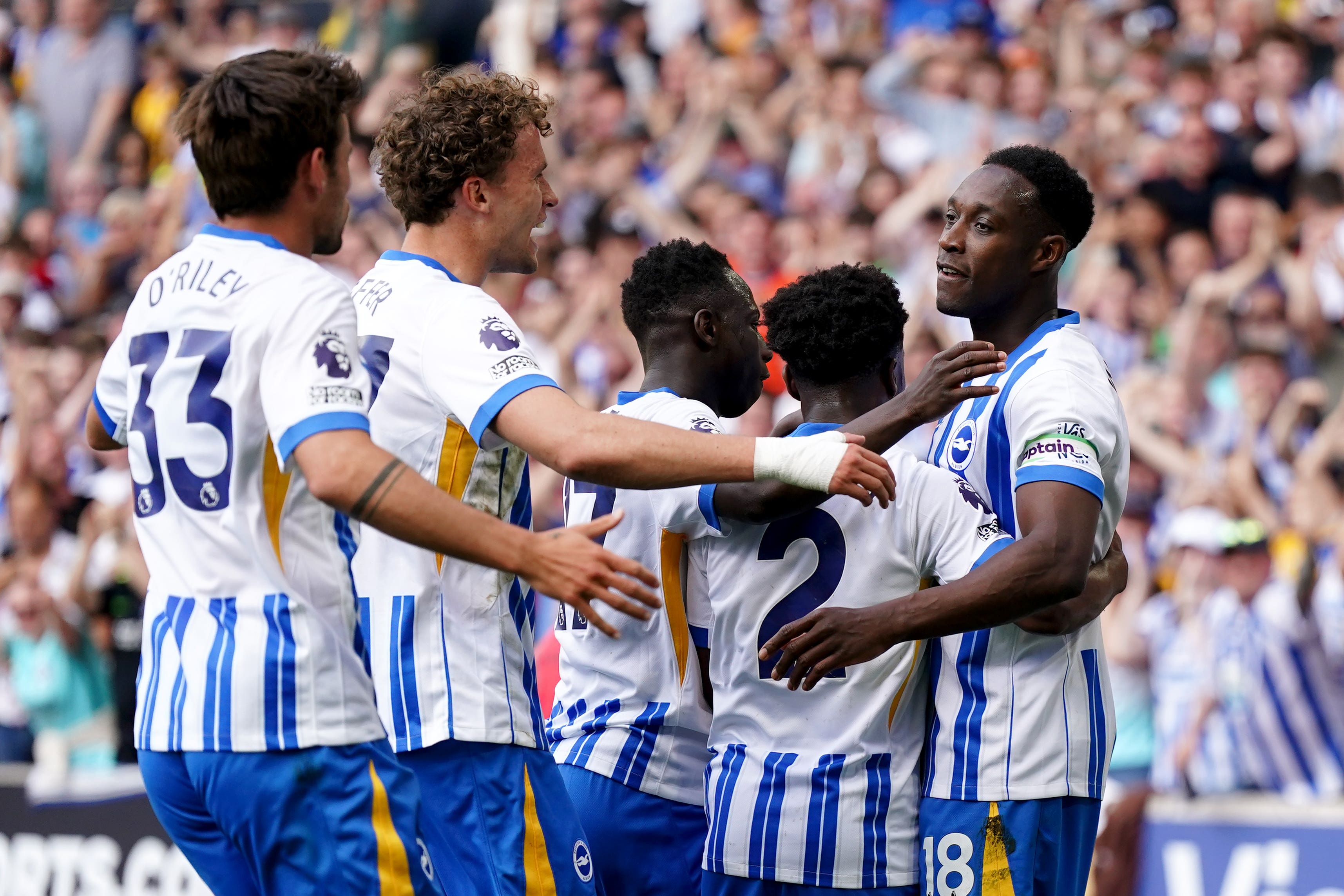 Brighton keep European dream alive with win at Wolves