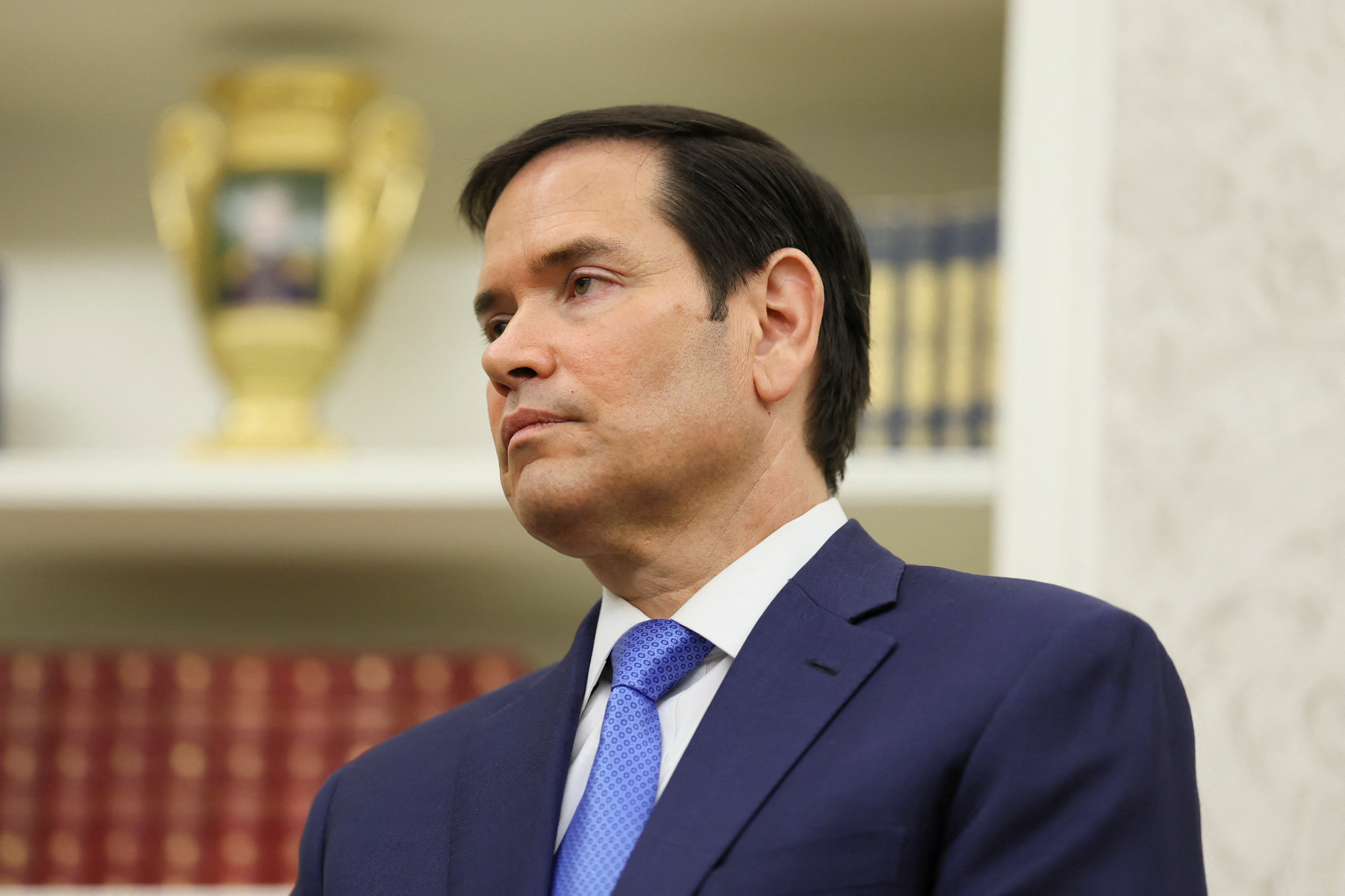 US secretary of state Marco Rubio at the White House in Washington