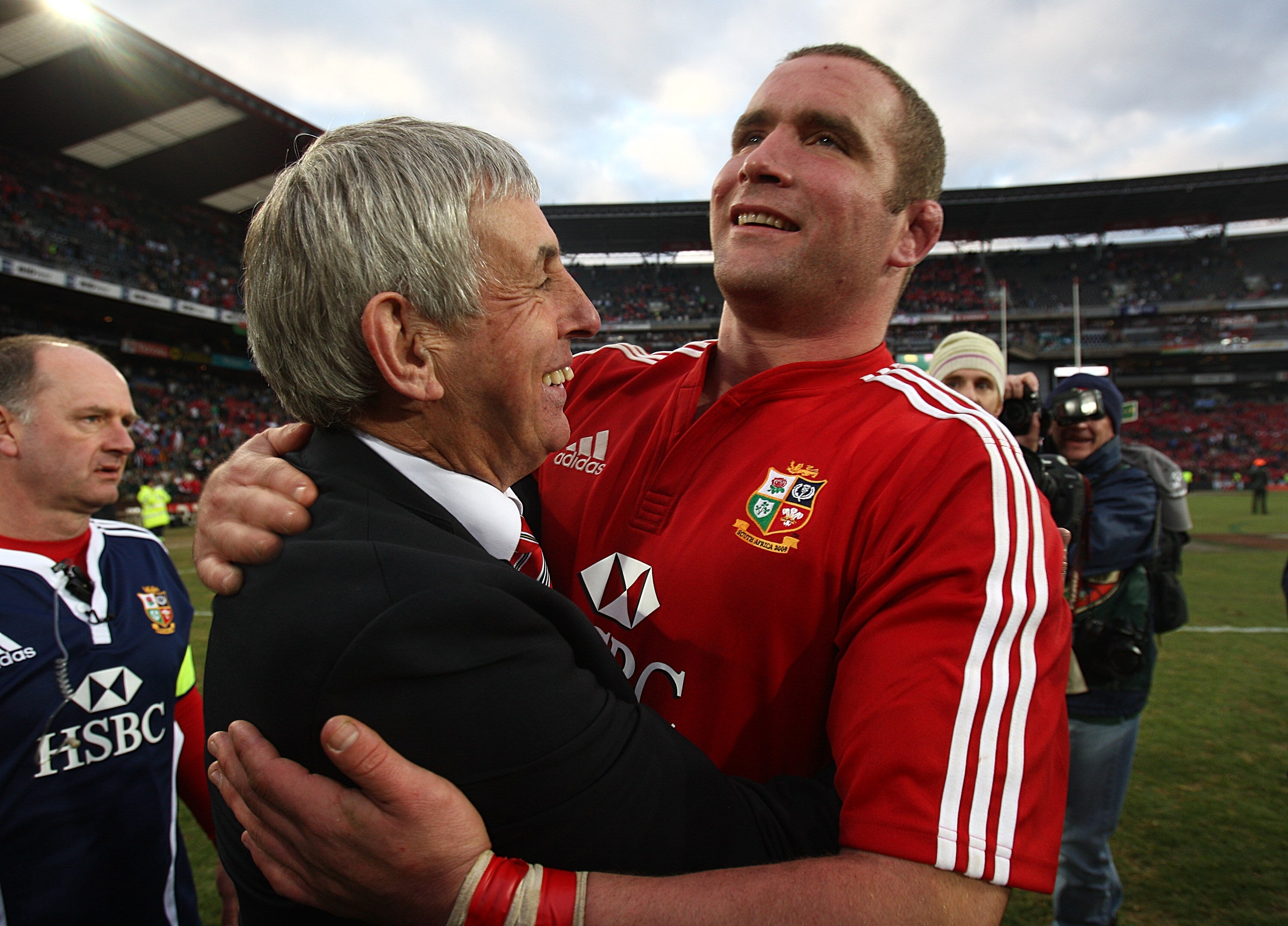 Ian McGeechan (vlevo) byl hlavním trenérem lvů na čtyřech zájezdech