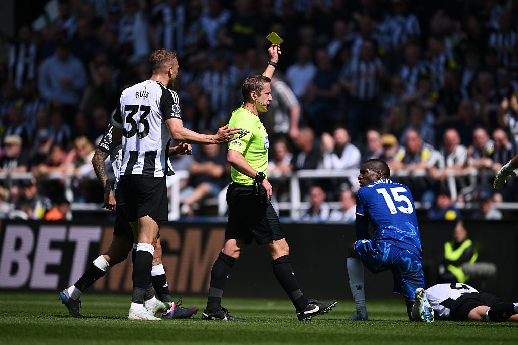 Jackson was booked at first