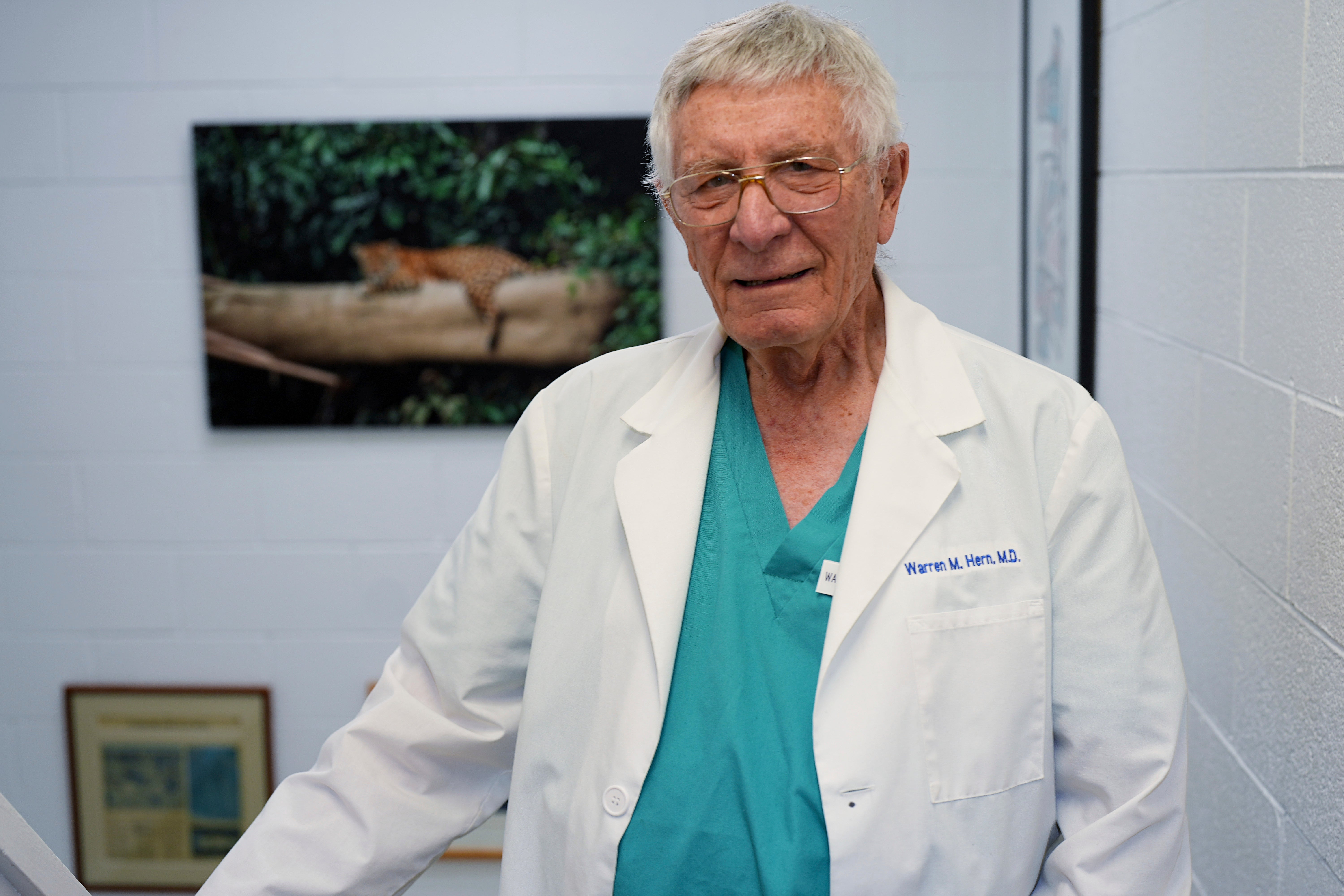 Dr. Warren Hern stands in his now-closed clinic Wednesday, May 7, 2025, in Boulder, Colo. (AP Photo/David Zalubowski)