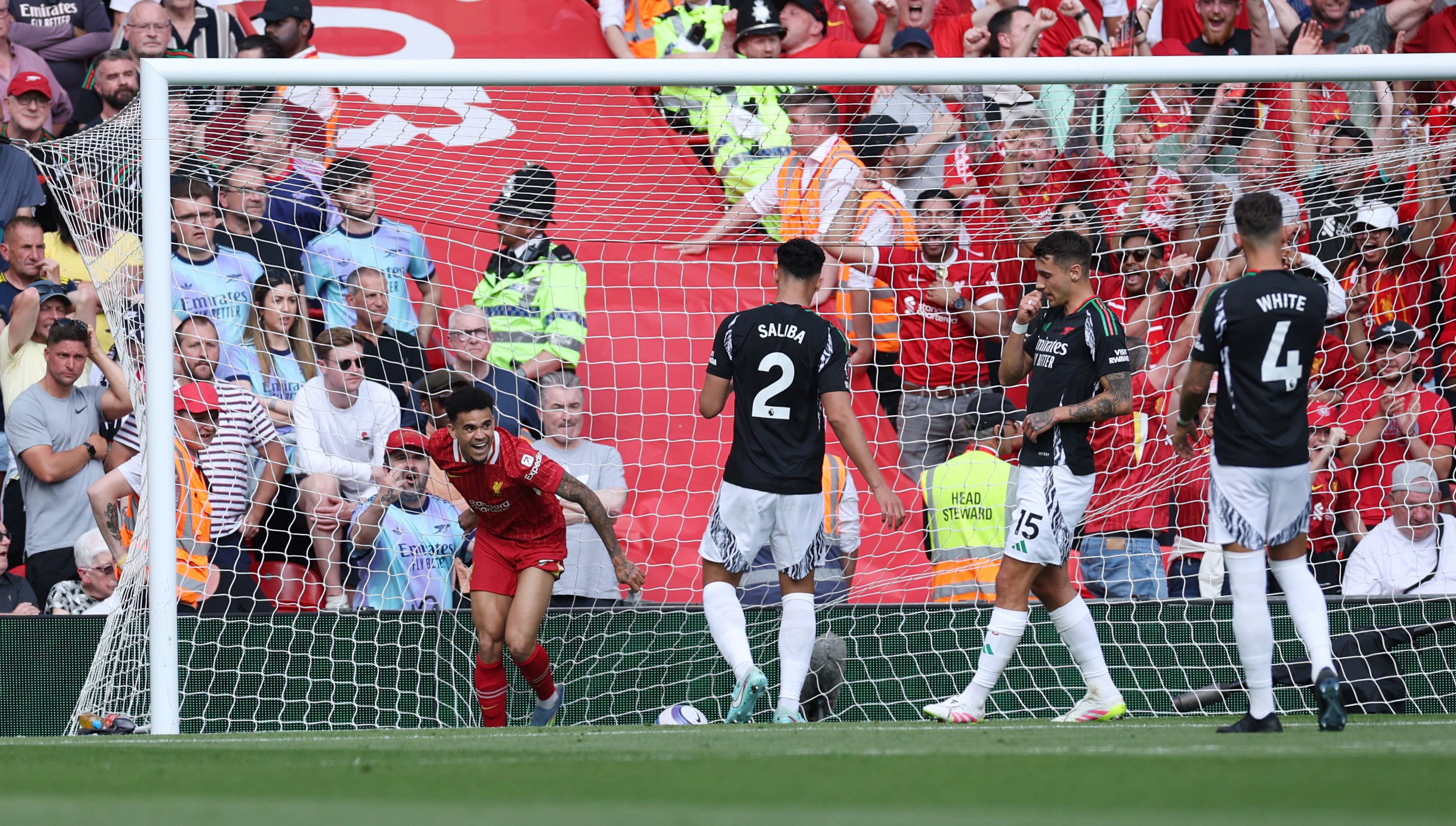 Luis Diaz scored against Arsenal on the weekend