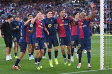 Barcelona win seven-goal thriller in final El Clasico to move closer to La Liga title