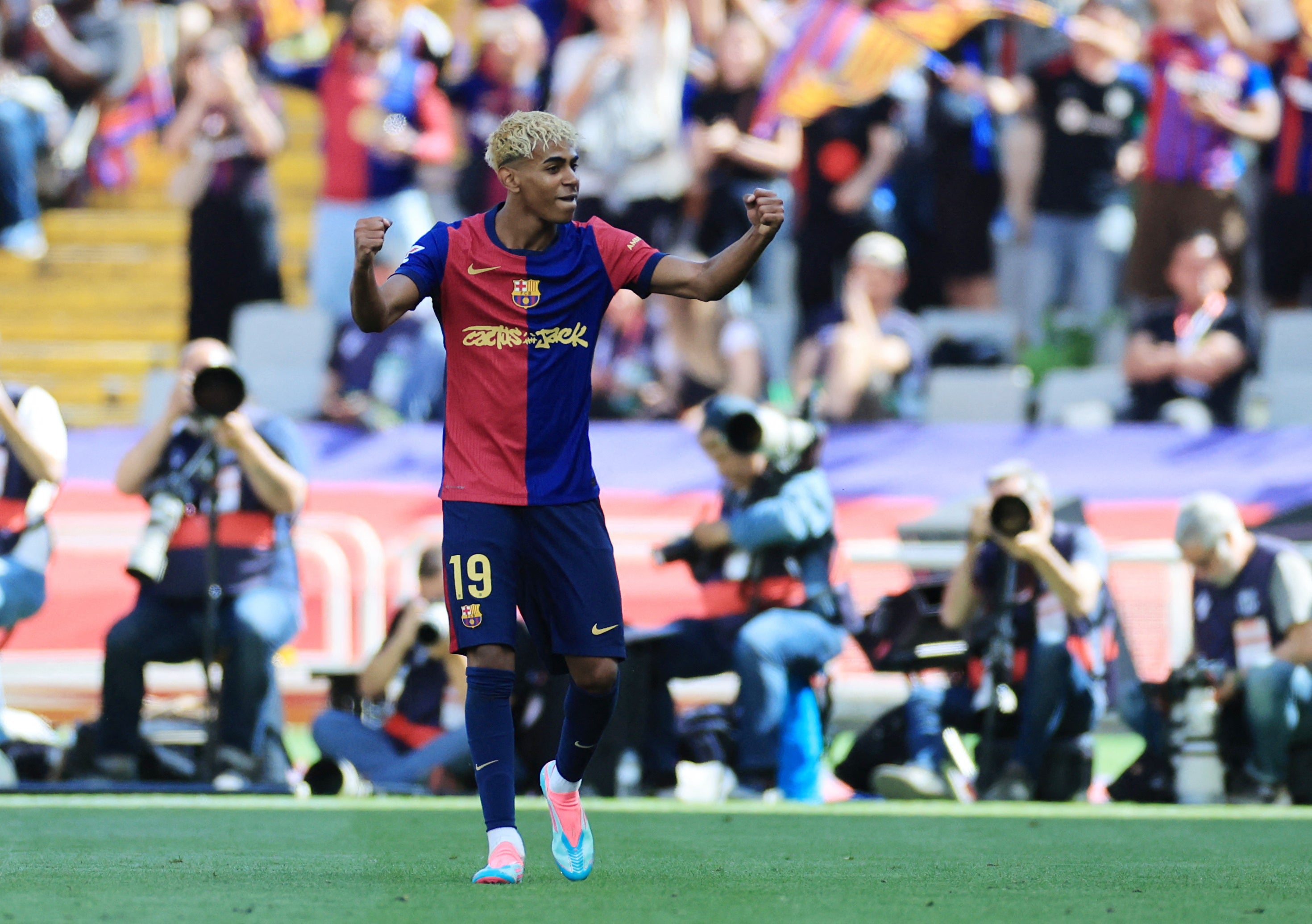 Lamine Yamal was superb for Barcelona once again, scoring the equaliser