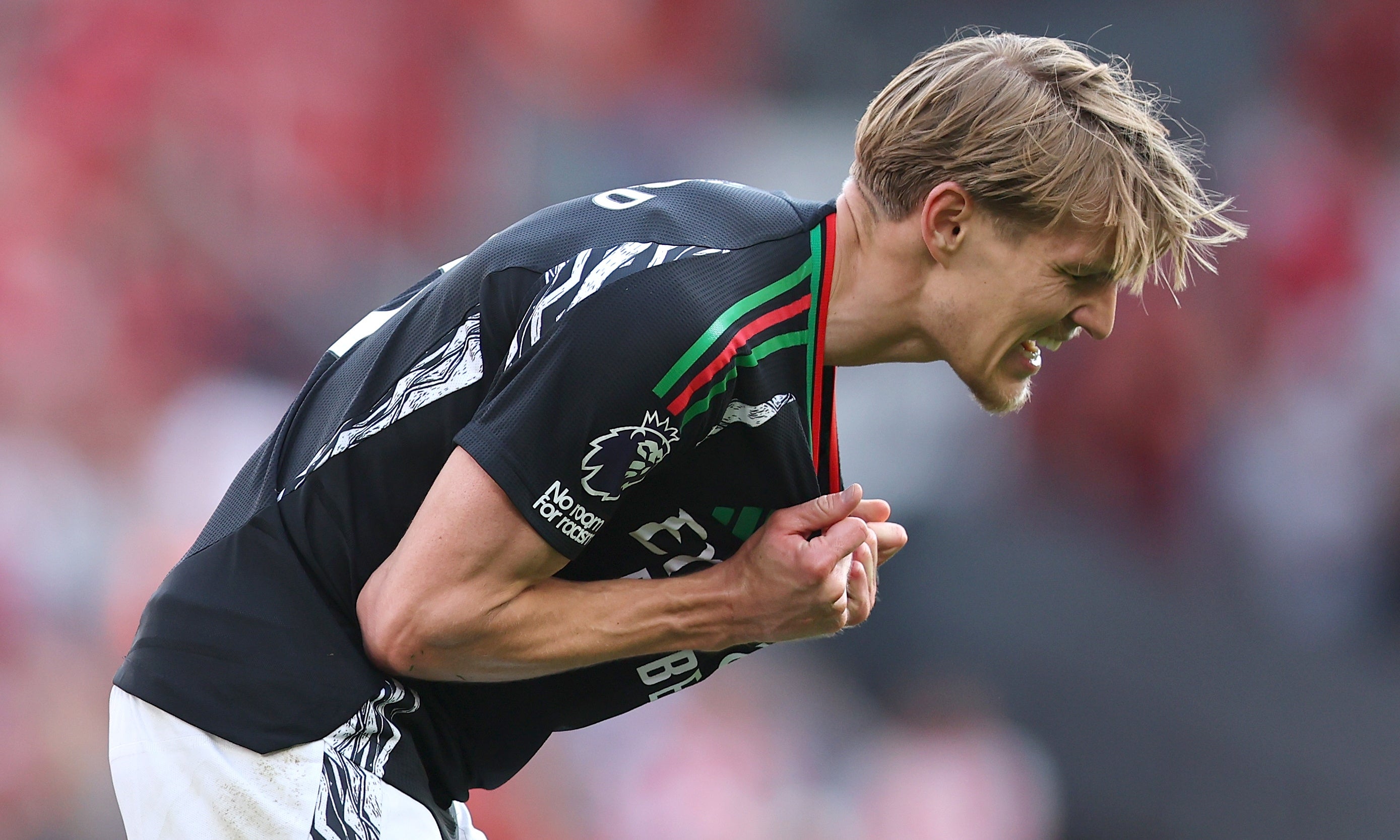 Martin Odegaard zmeškal pozdní šanci