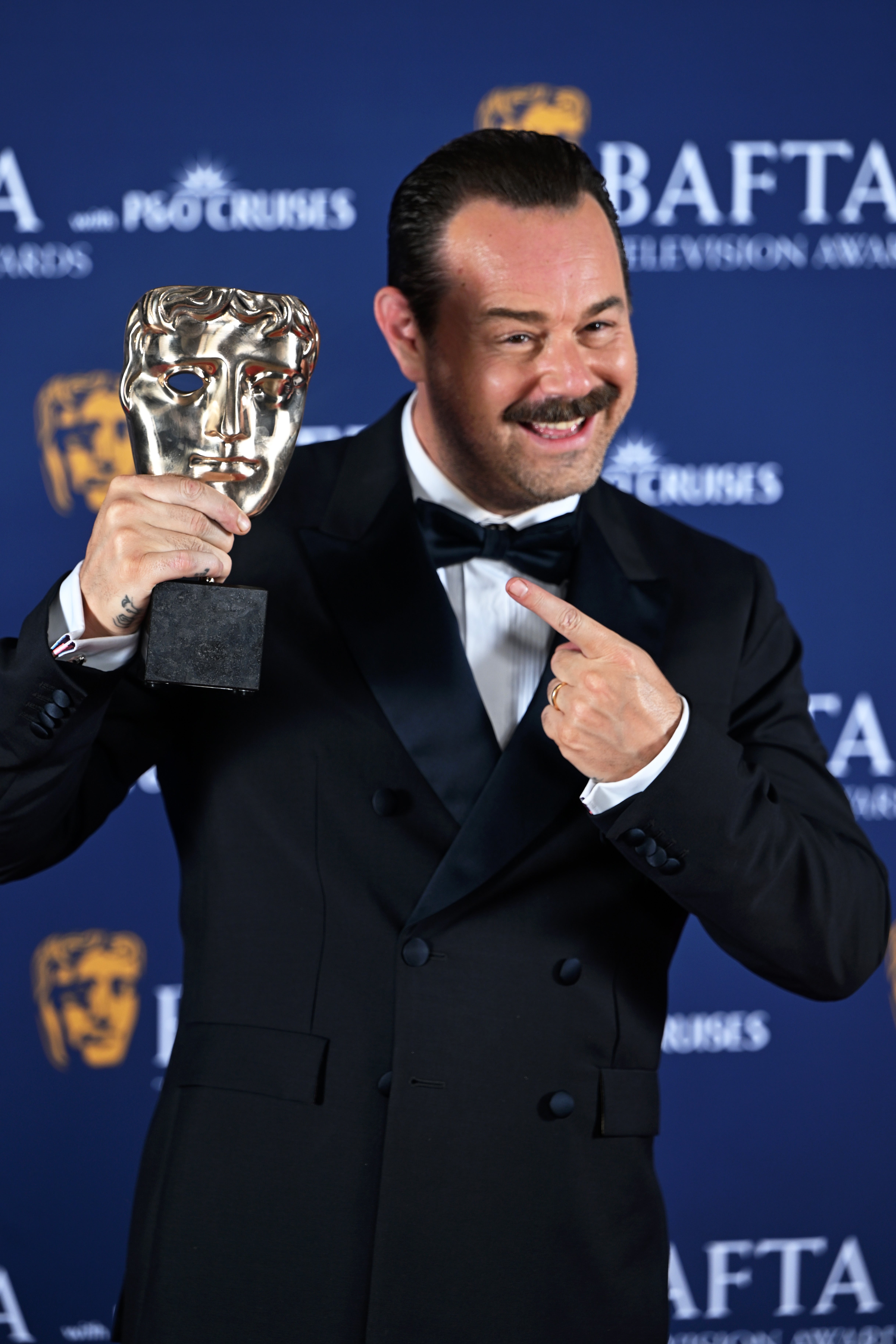Danny Dyer with his prize