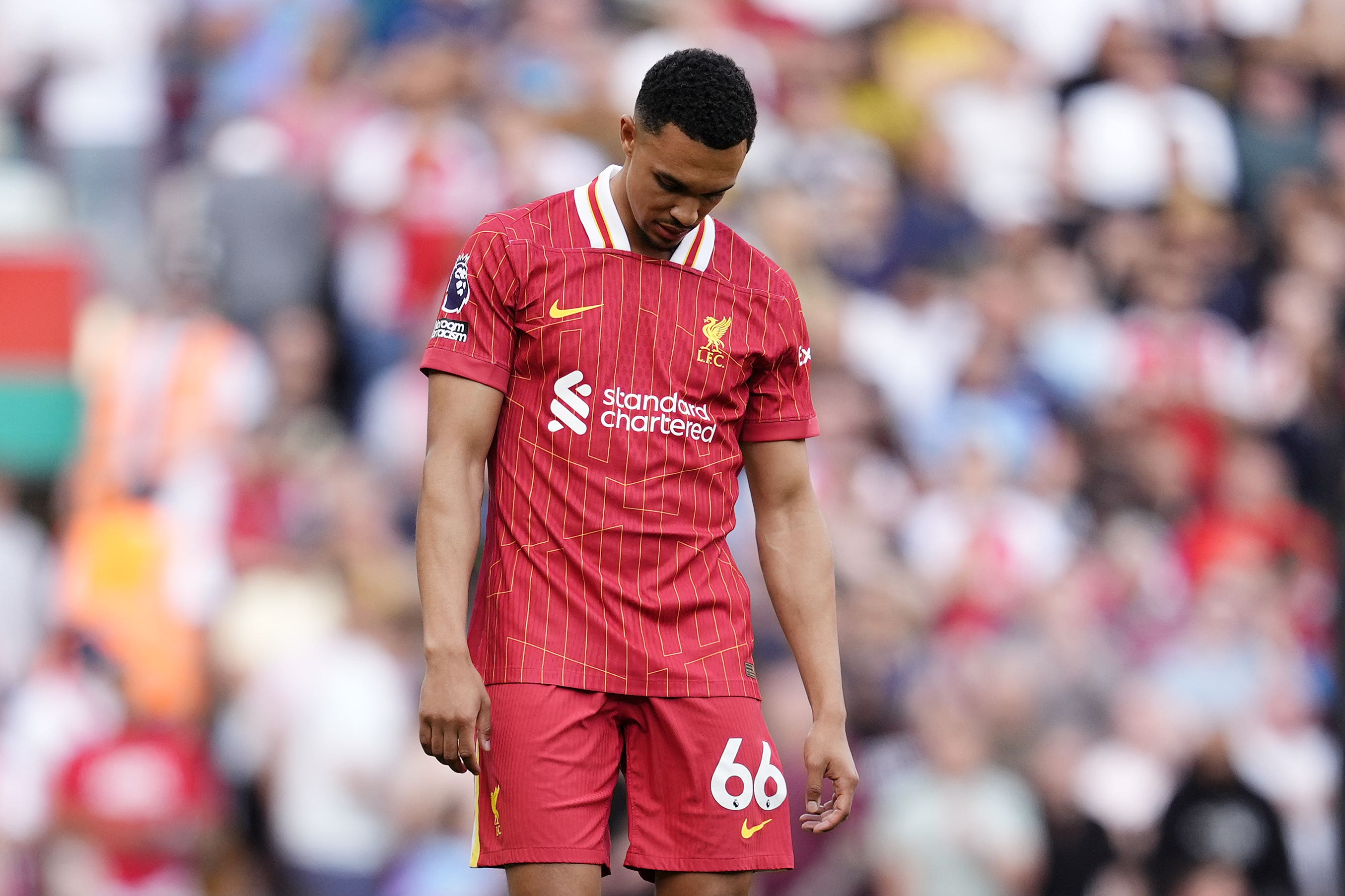 Trent Alexander-Arnold booed by Liverpool fans after coming on against Arsenal