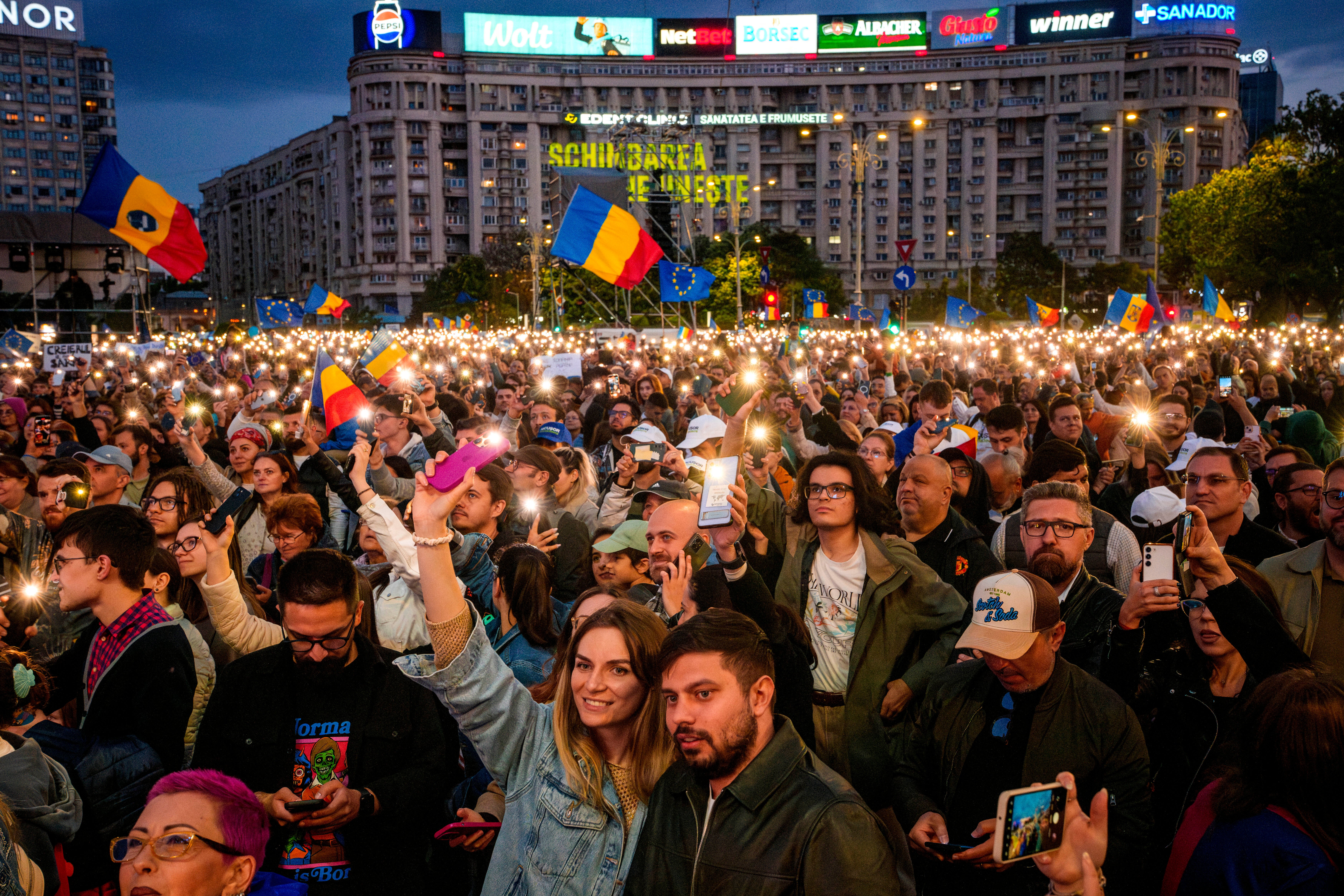 APTOPIX Romania Election