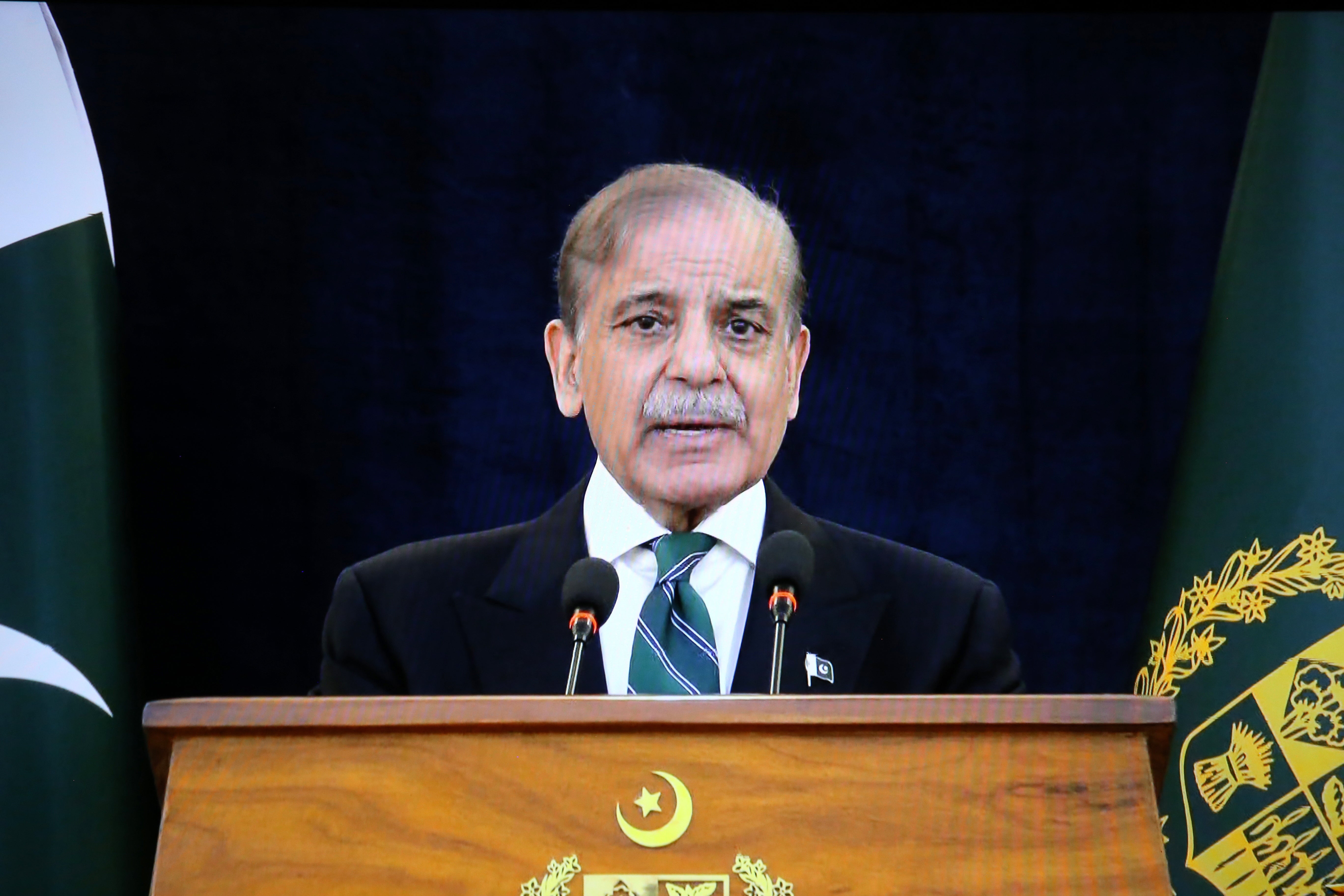 Pakistan PM Shehbaz Sharif addresses the nation after Pakistan-India ceasefire agreement