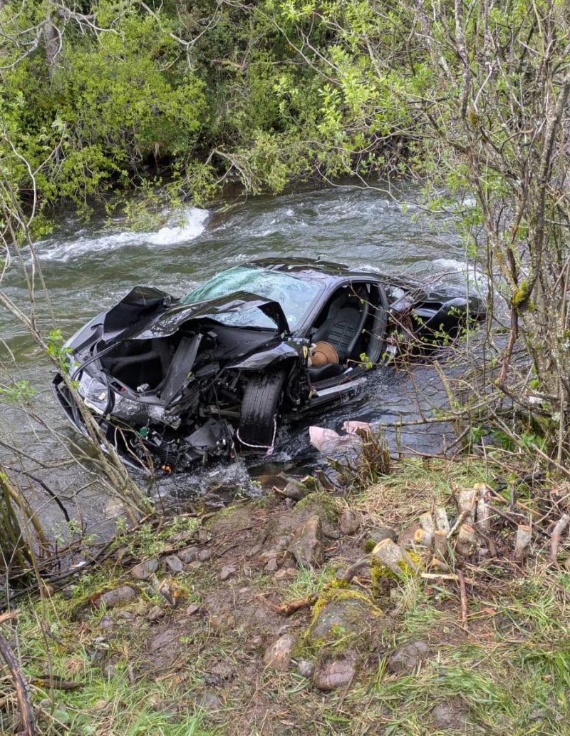 A British couple's Ferrari 488 was found in the Yuso river in northern Spain