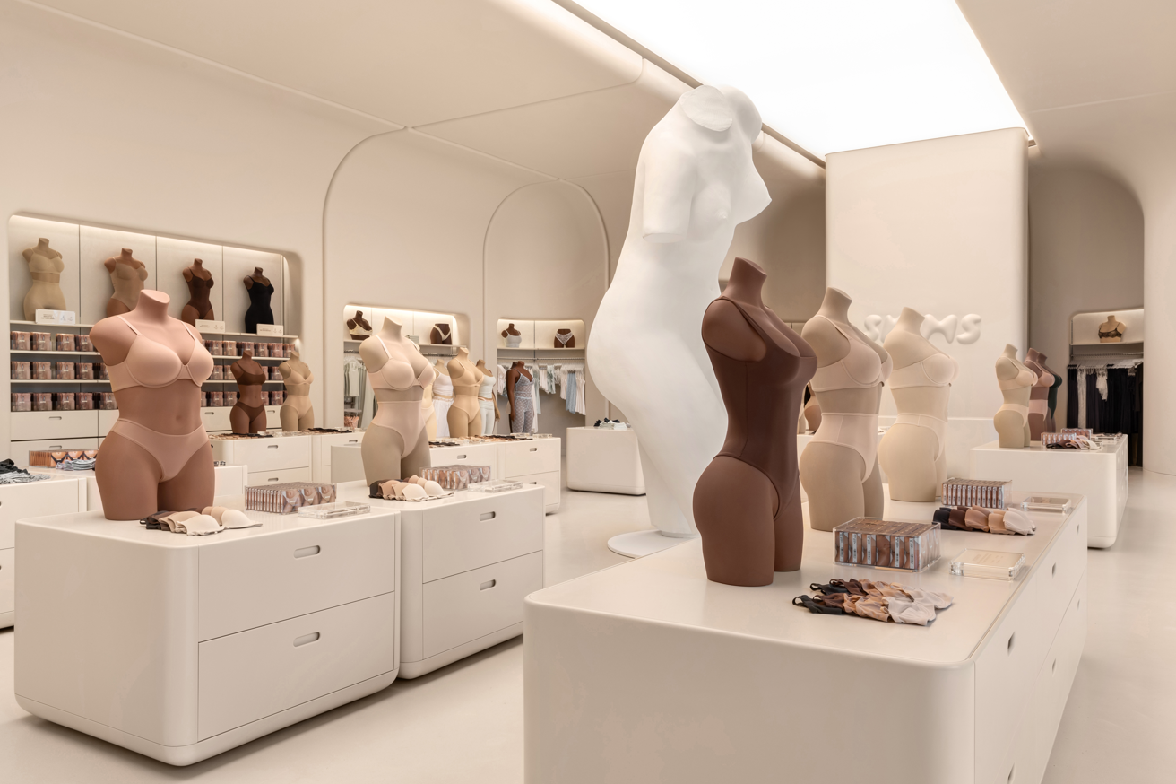 A Skims store - which will be opening in London next year