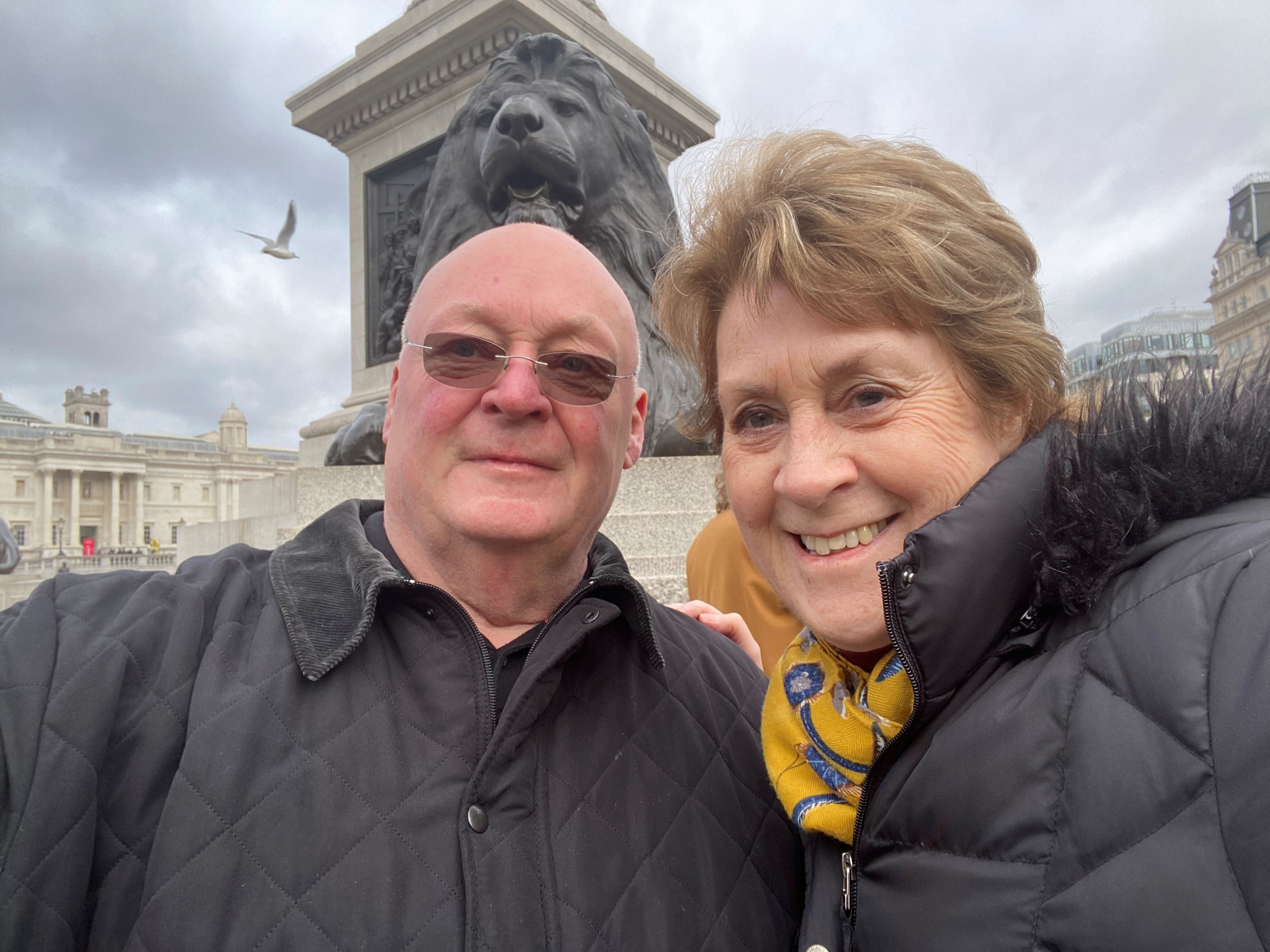 Kathryn Oddie with her husband Andrew
