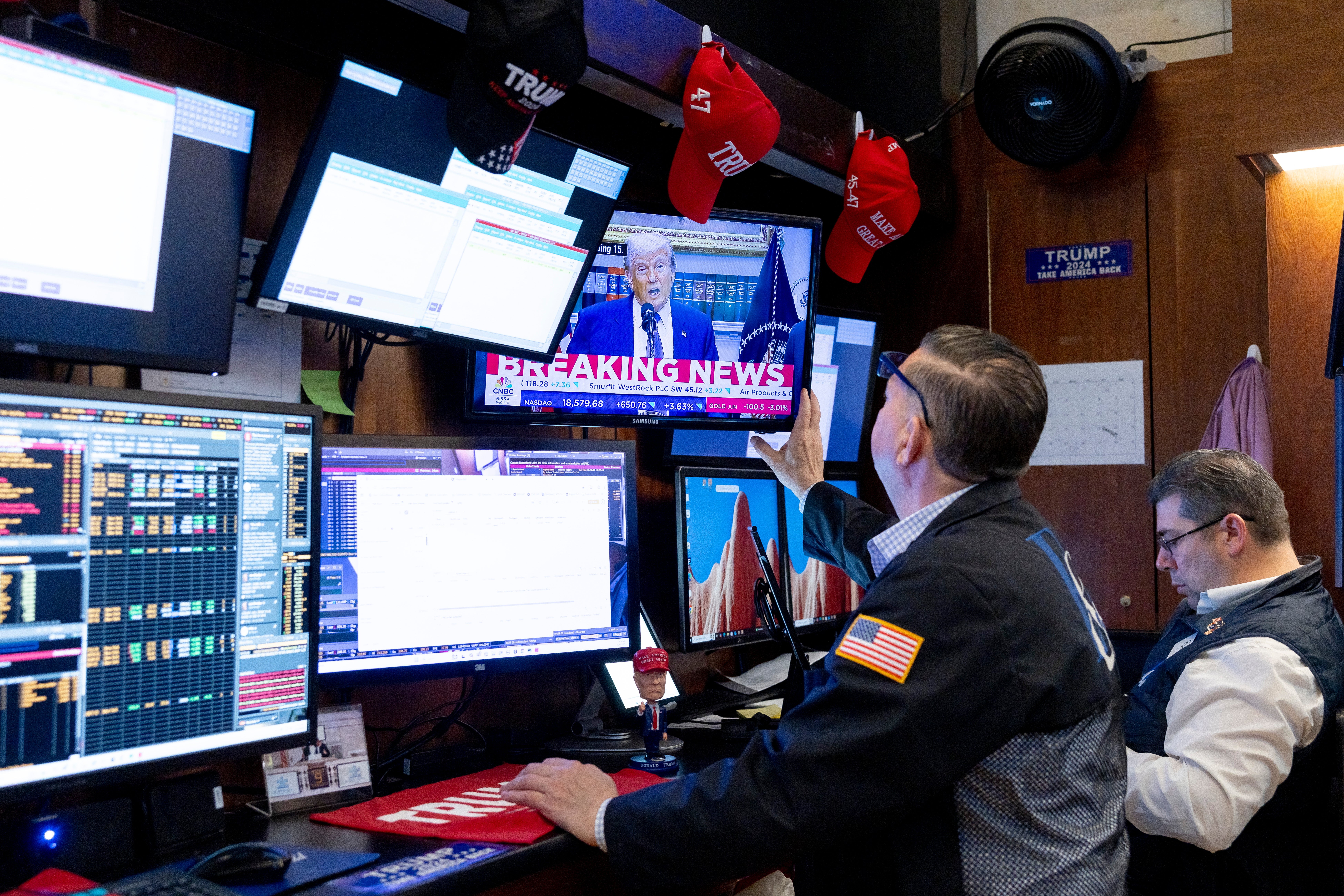 It comes after an inflation report published Friday found that U.S. inflation had remained elevated, though prices rose less than feared last month