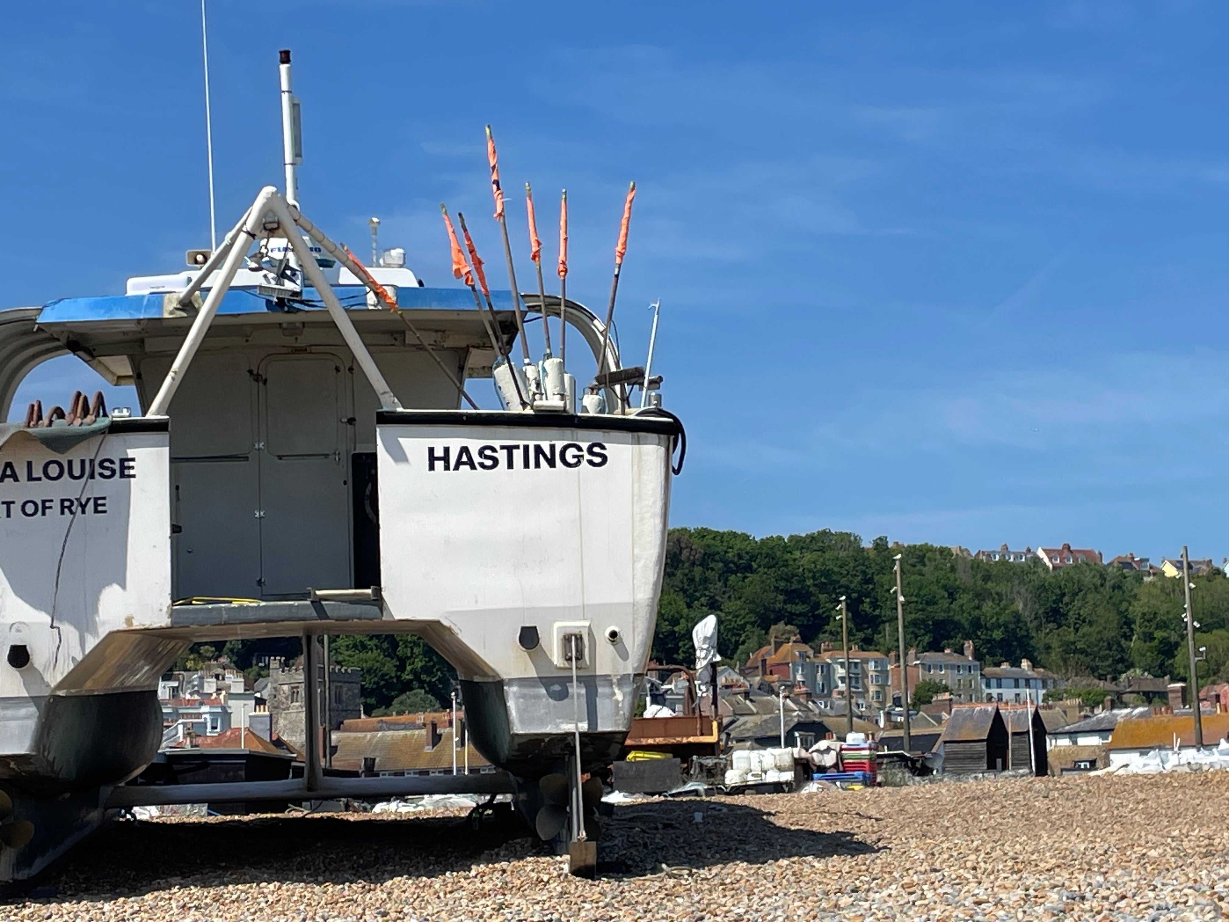 The seaside town of Hastings is easily reachable from London