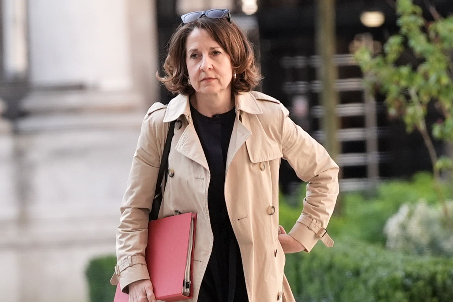 Work and Pensions Secretary Liz Kendall arrives for a Cabinet meeting in Downing Street in early April (Stefan Rousseau/PA)