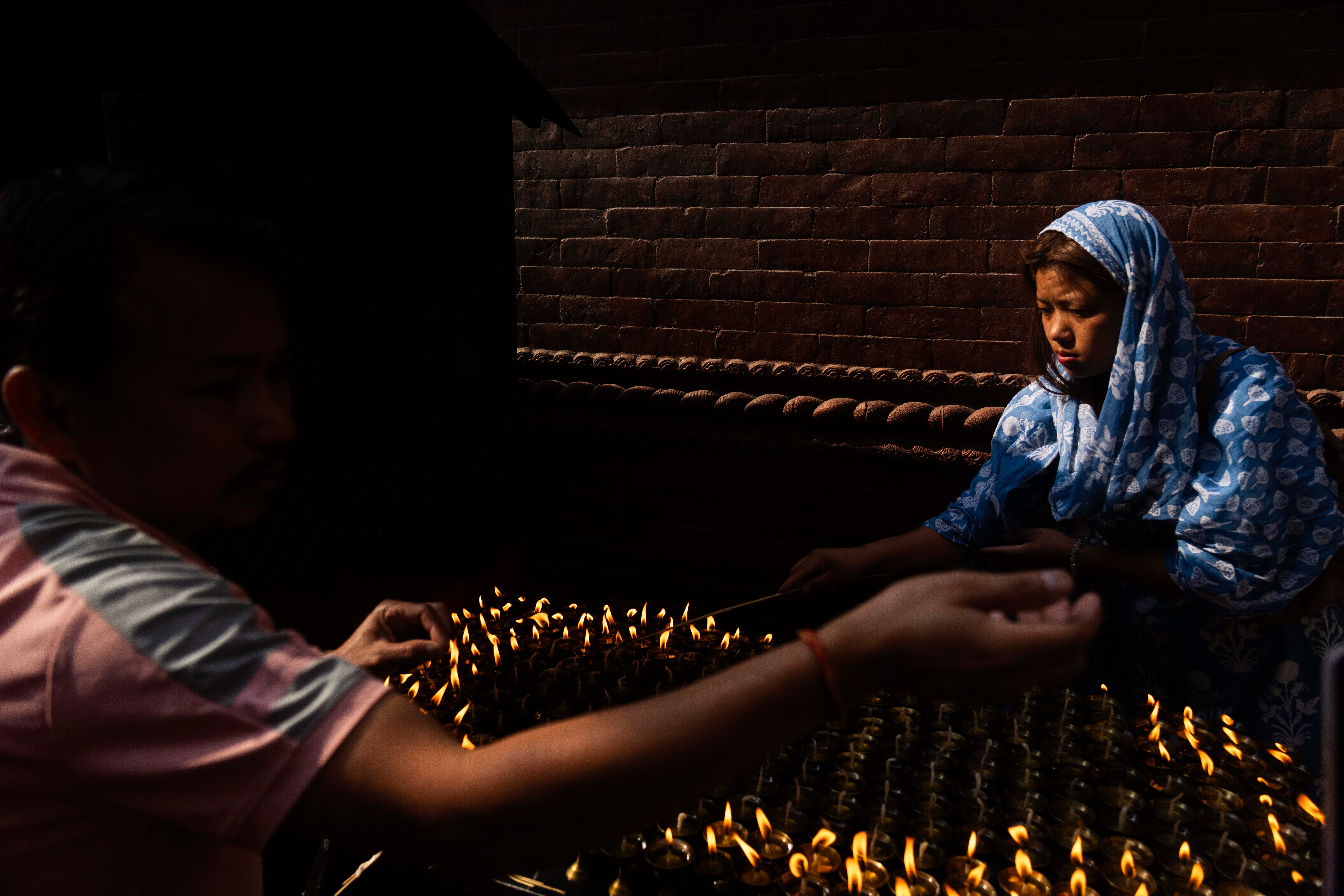 APTOPIX Nepal Buddhism