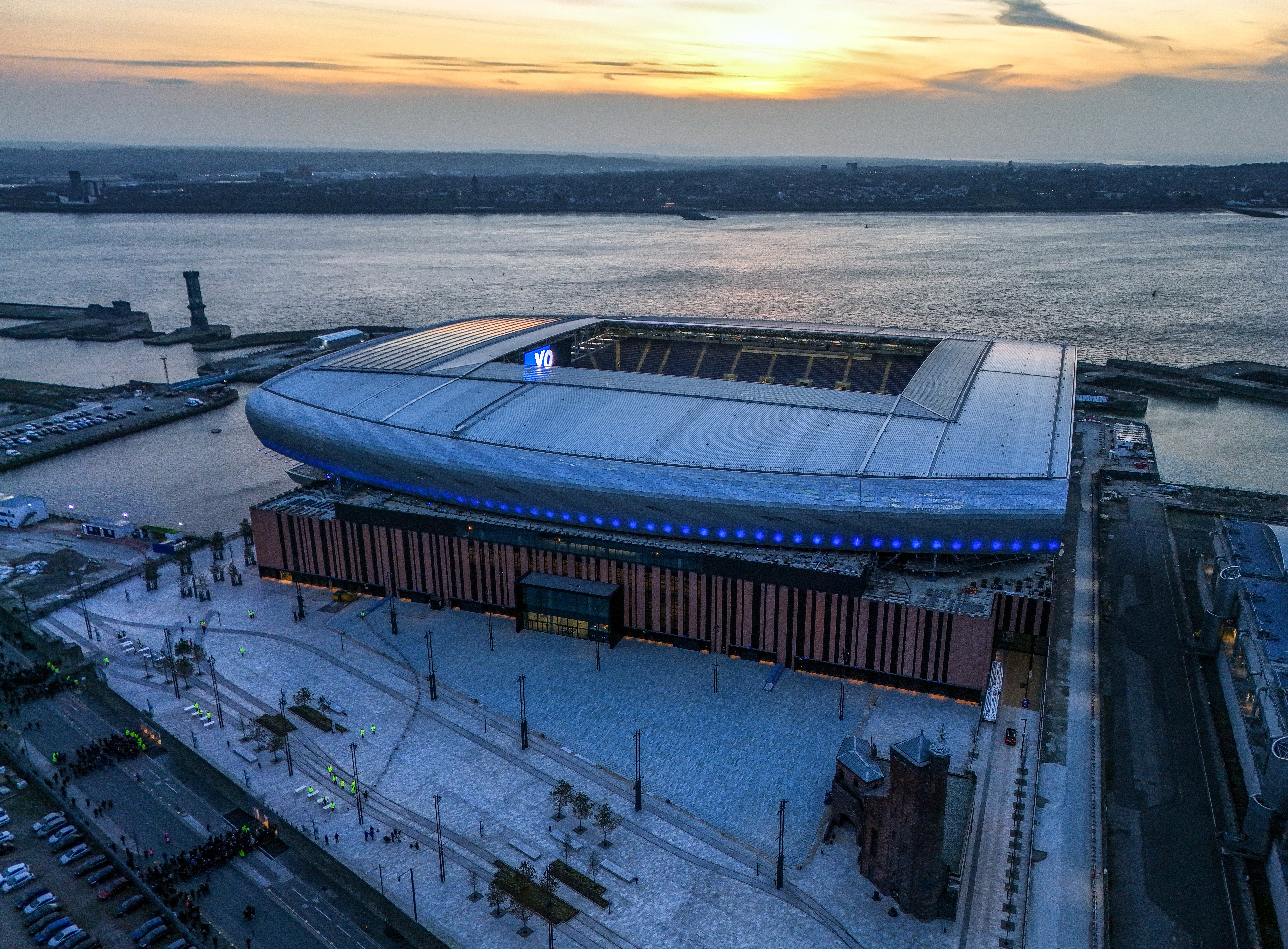 Everton will move into their Bramley-Moore Dock stadium next season