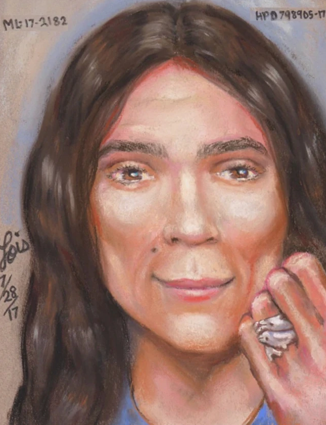 The woman was found in a seated position and was not dressed for typical outdoor activity, police said
