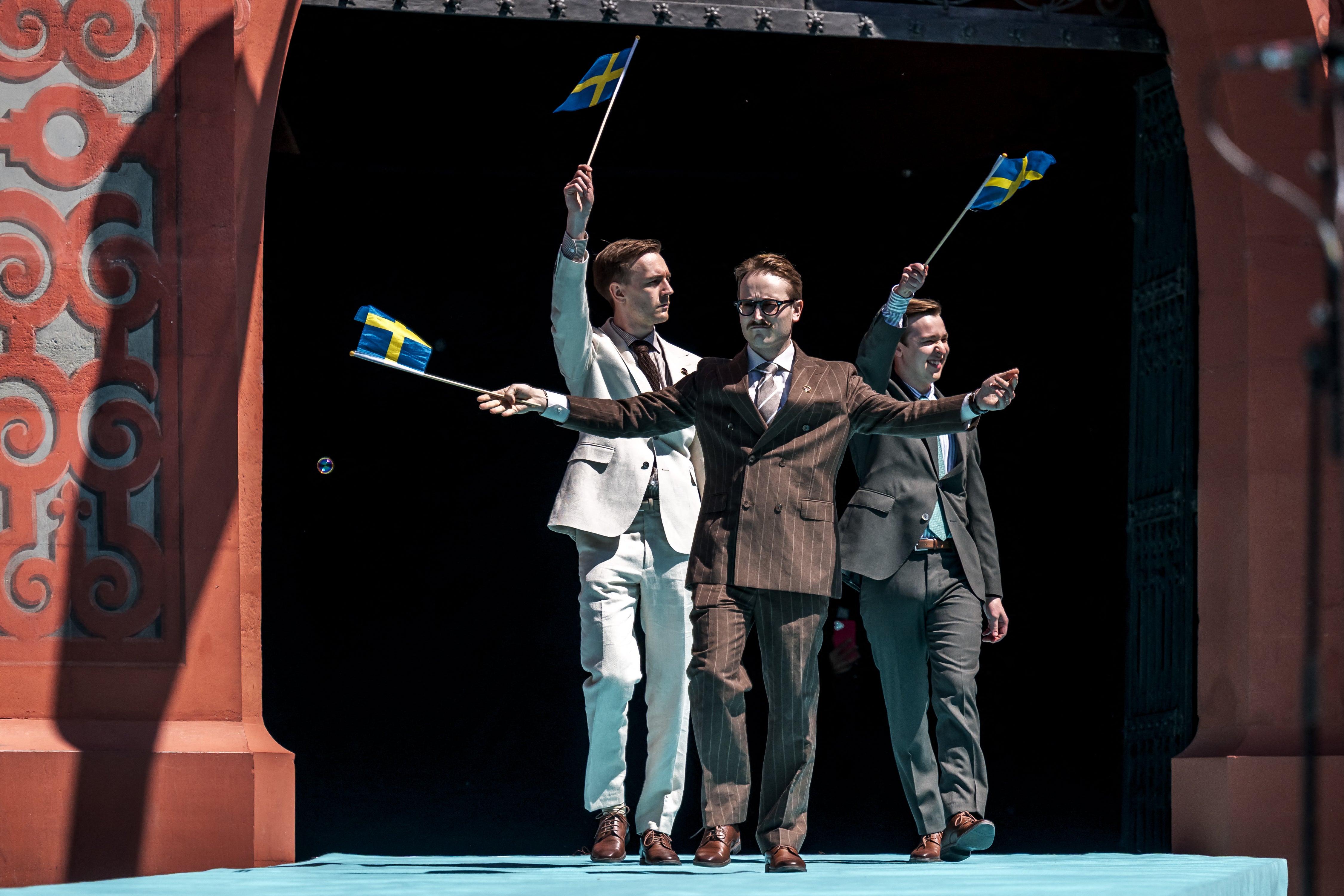 KAJ at the Eurovision Song Contest in Basel, Switzerland