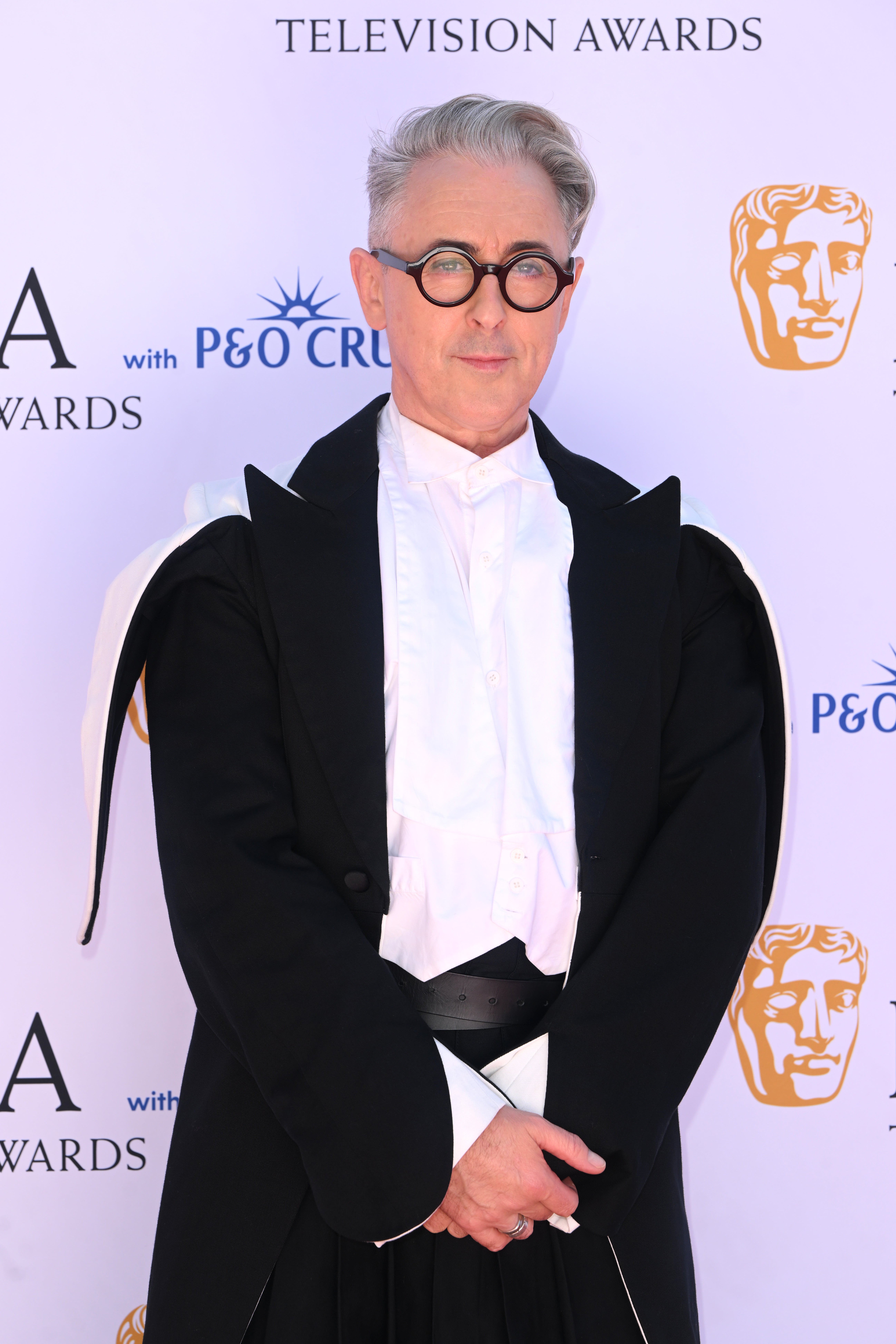 Bafta TV host pictured at the awards ceremony
