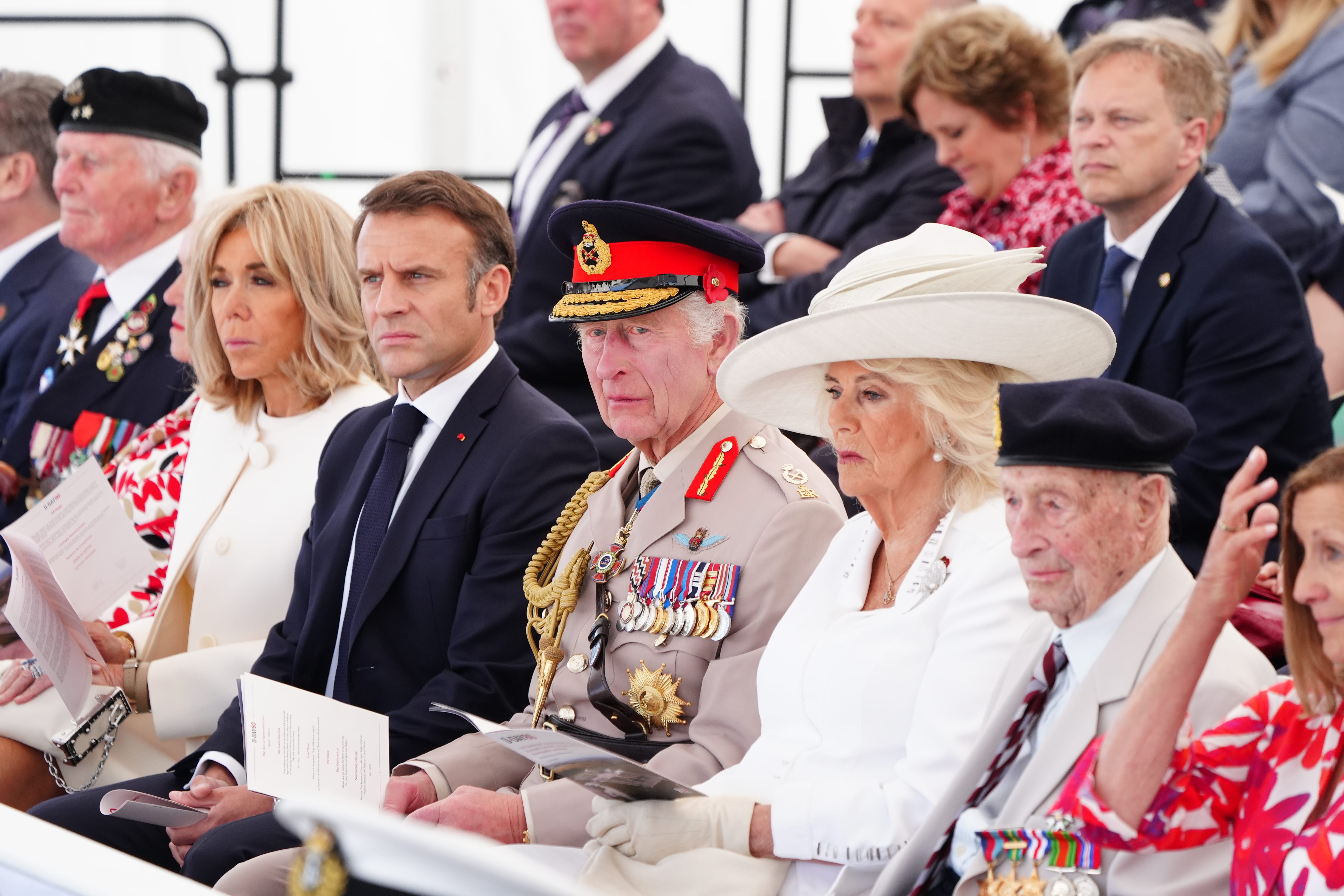 French President Emmanuel Macron with wife Brigitte are to be guests of the King and Queen (Jane Barlow/PA)