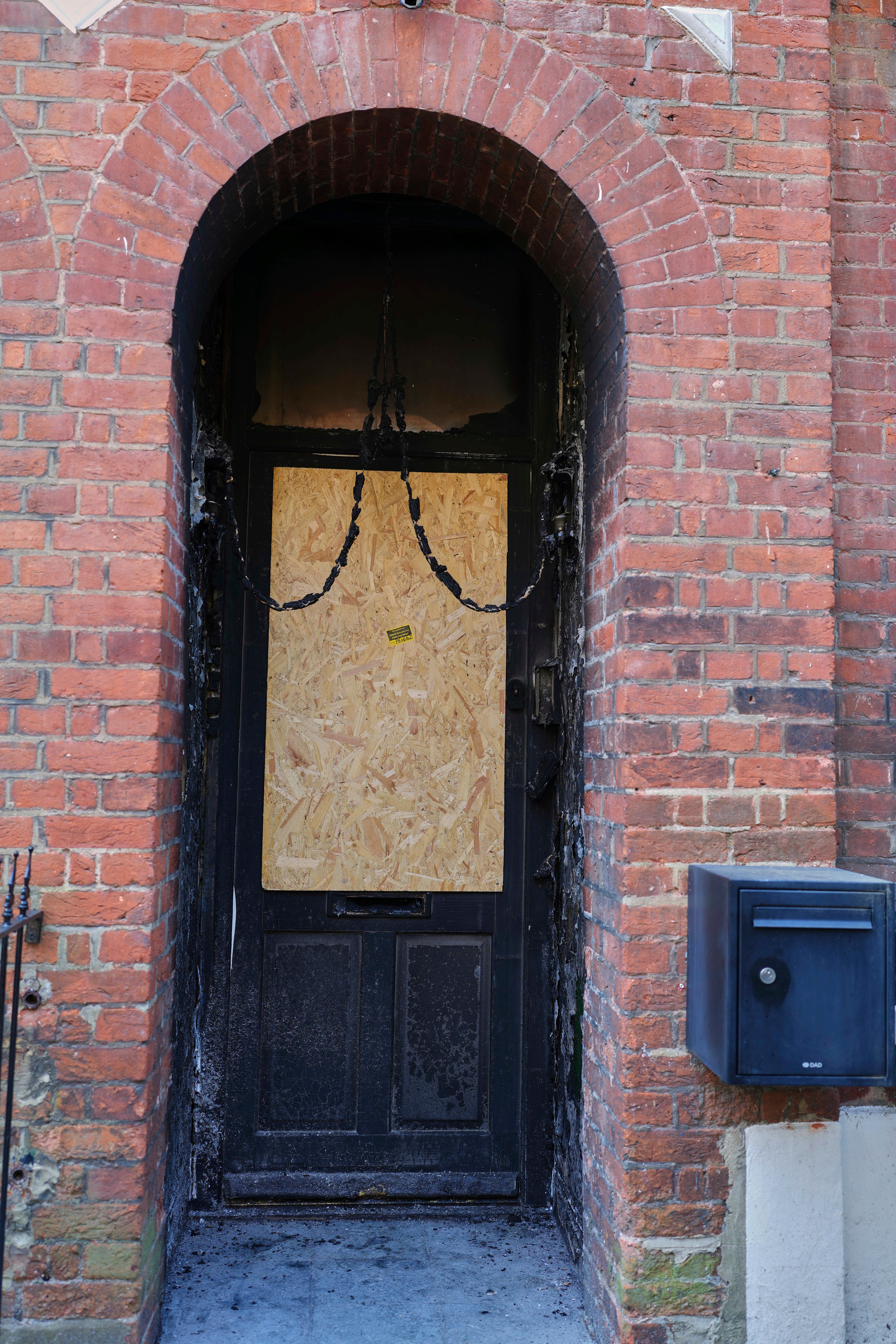 Britain Starmer Fire