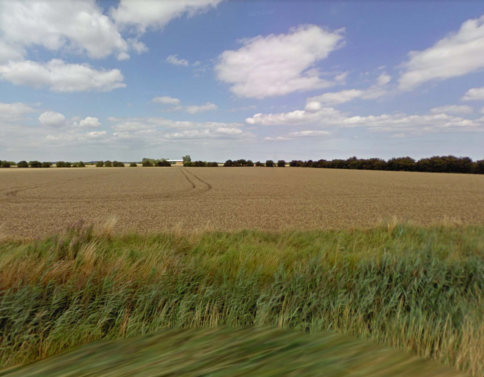 The fire took place on Marsh Road in the village of Ottringham, rural Yorkshire