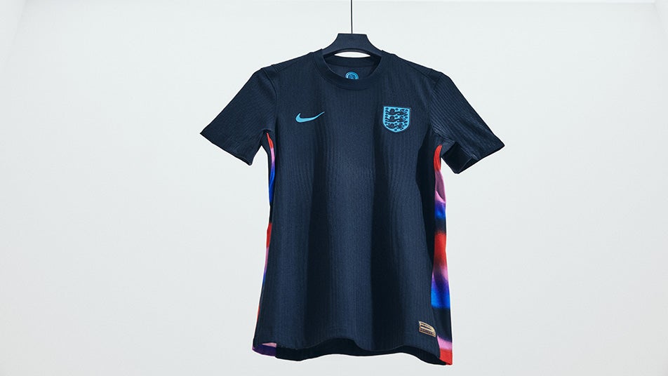 The new England women's away shirt