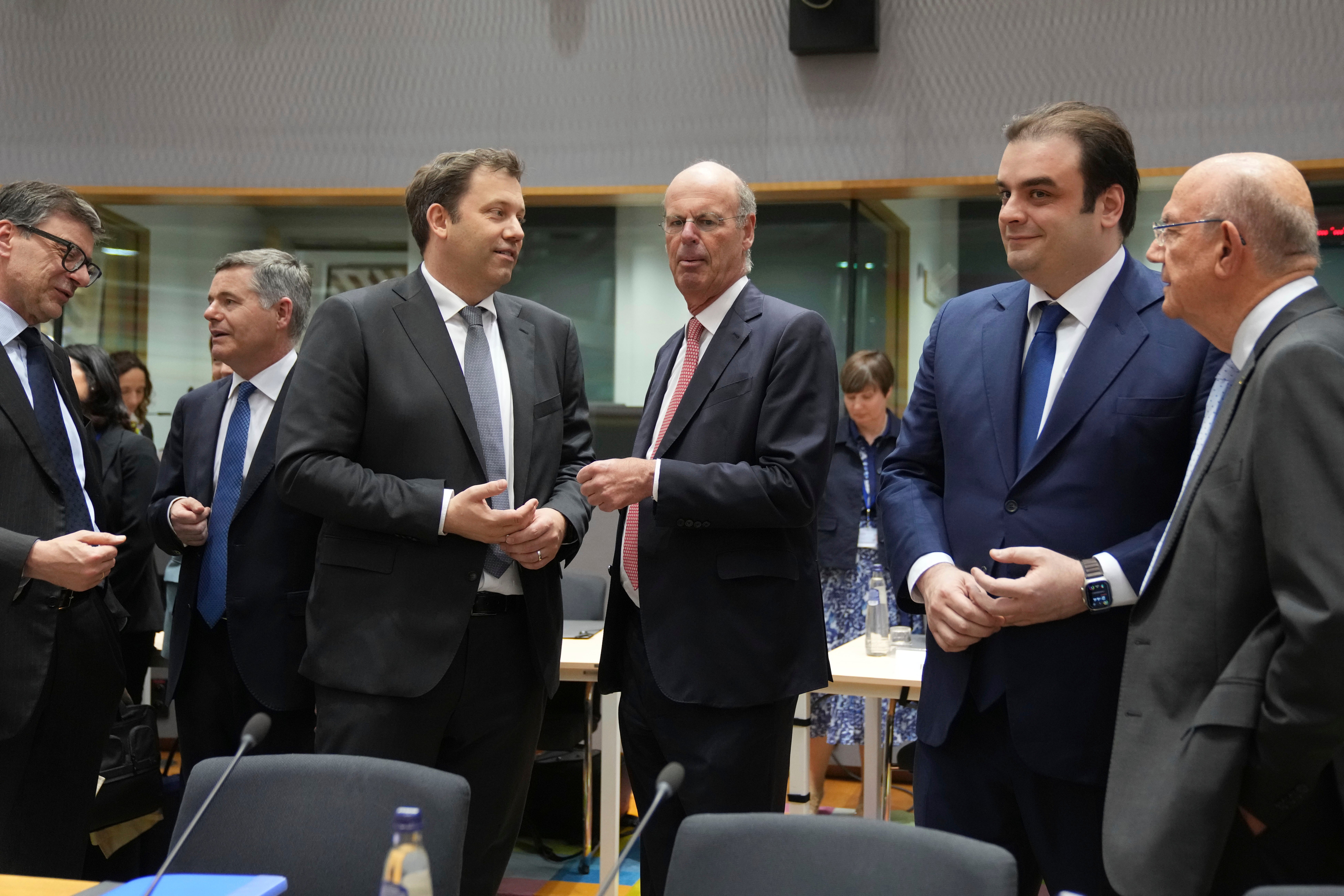 Belgium EU Finance Ministers