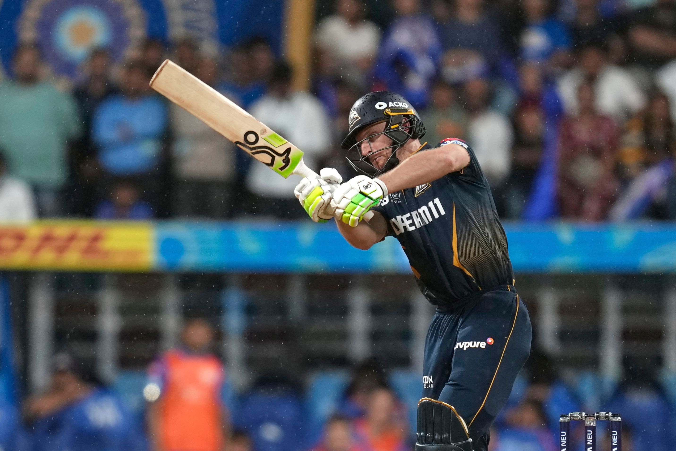 Jos Buttler is expected to return from the delayed IPL in time for England’s ODI series (Rajanish Kakade/AP)