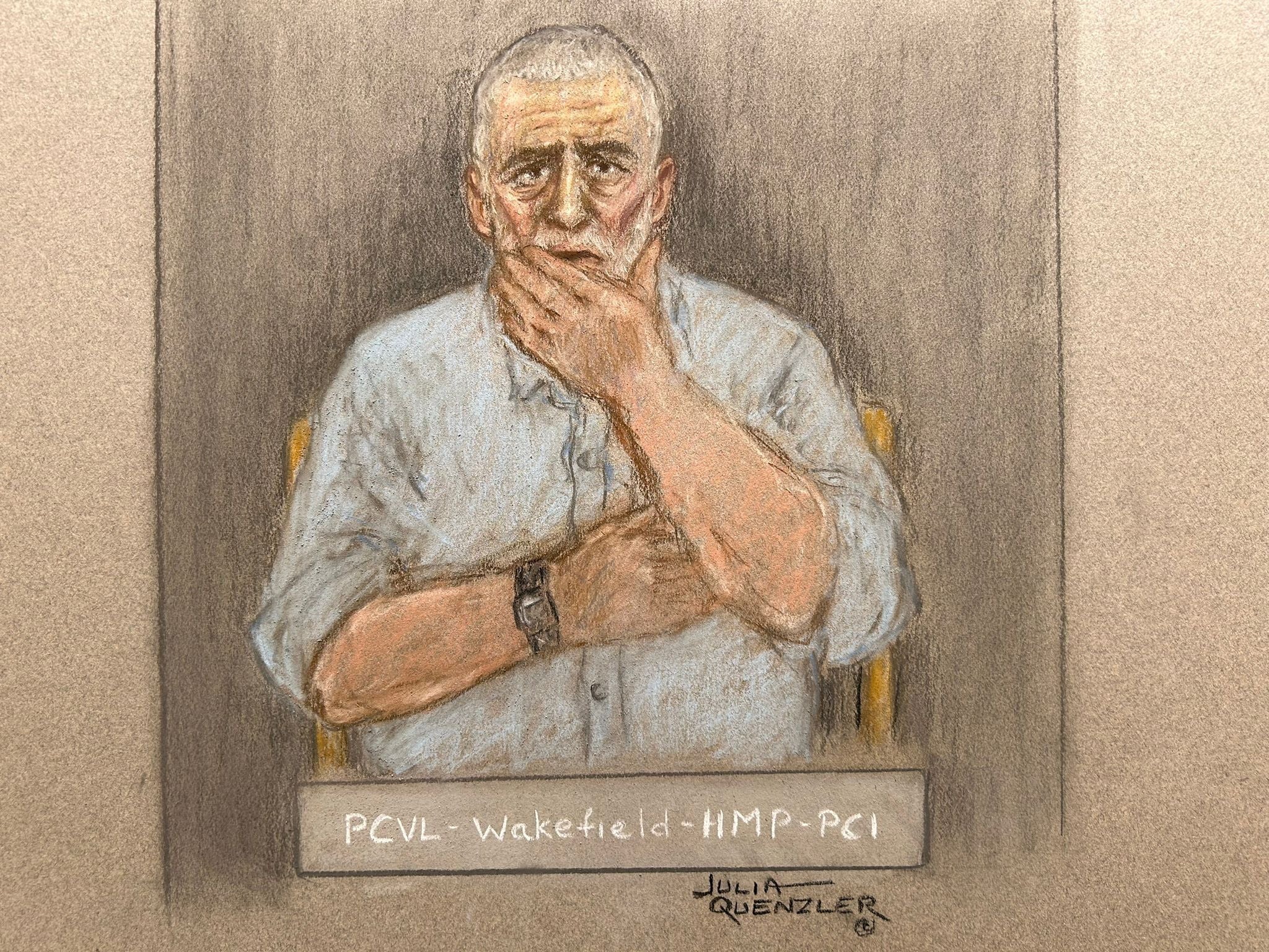 Peter Sullivan attends his Court of Appeal hearing at the Royal Courts of Justice in London