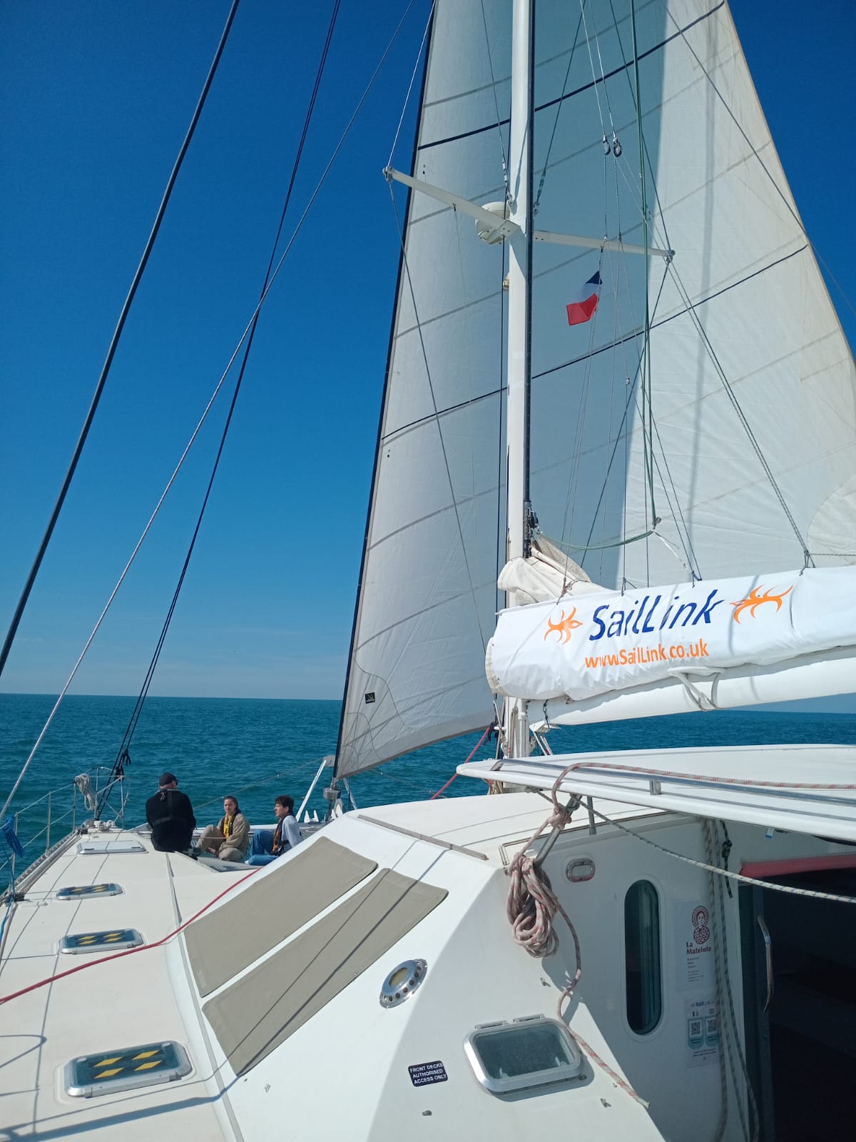 Blue sky thinking: Echoes, the catamaran sailing between Dover and Boulogne