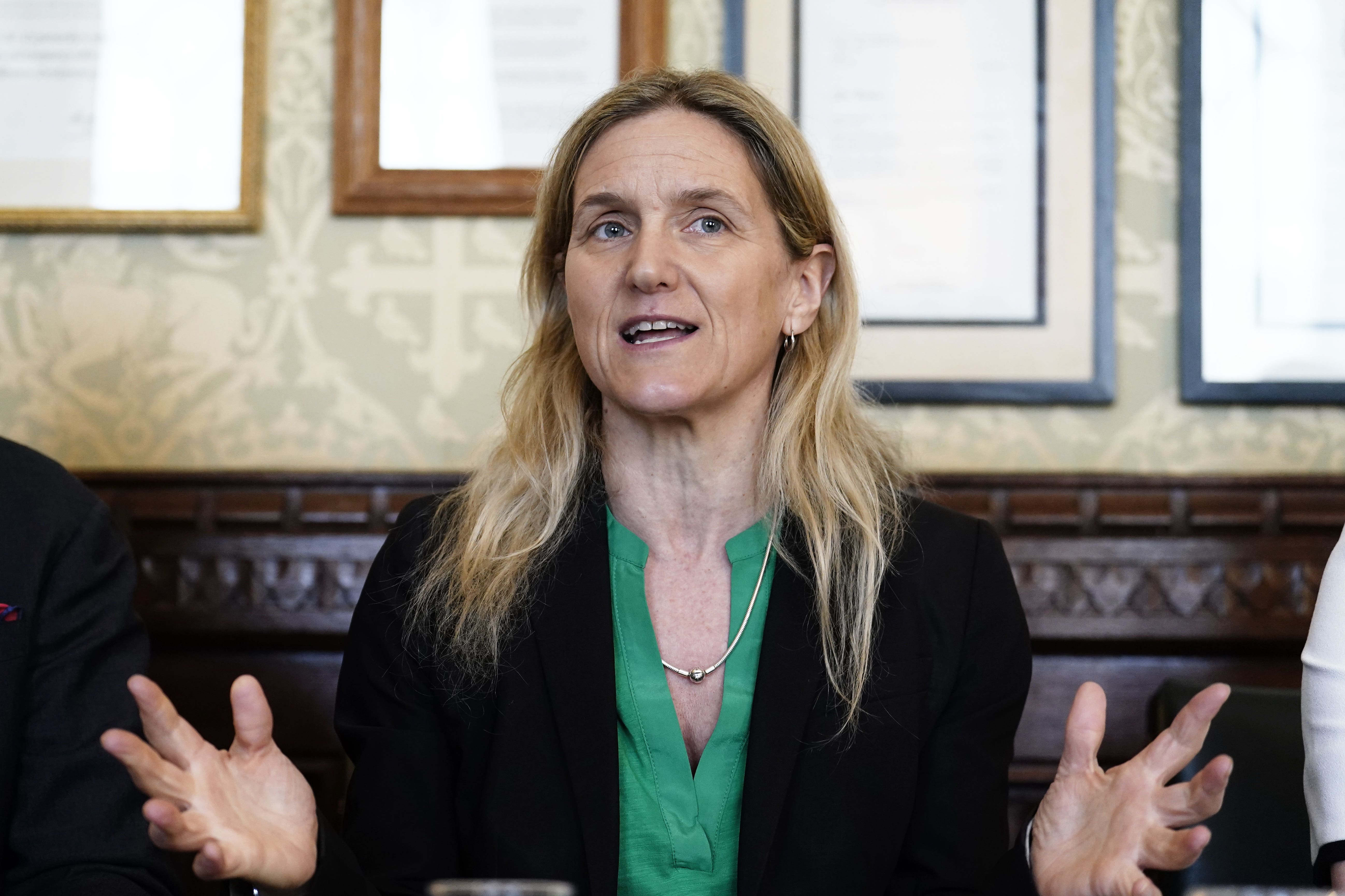 MP Kim Leadbeater said she is pleased Scottish Parliament backed the general principles for assisted dying (Jordan Pettitt/PA)