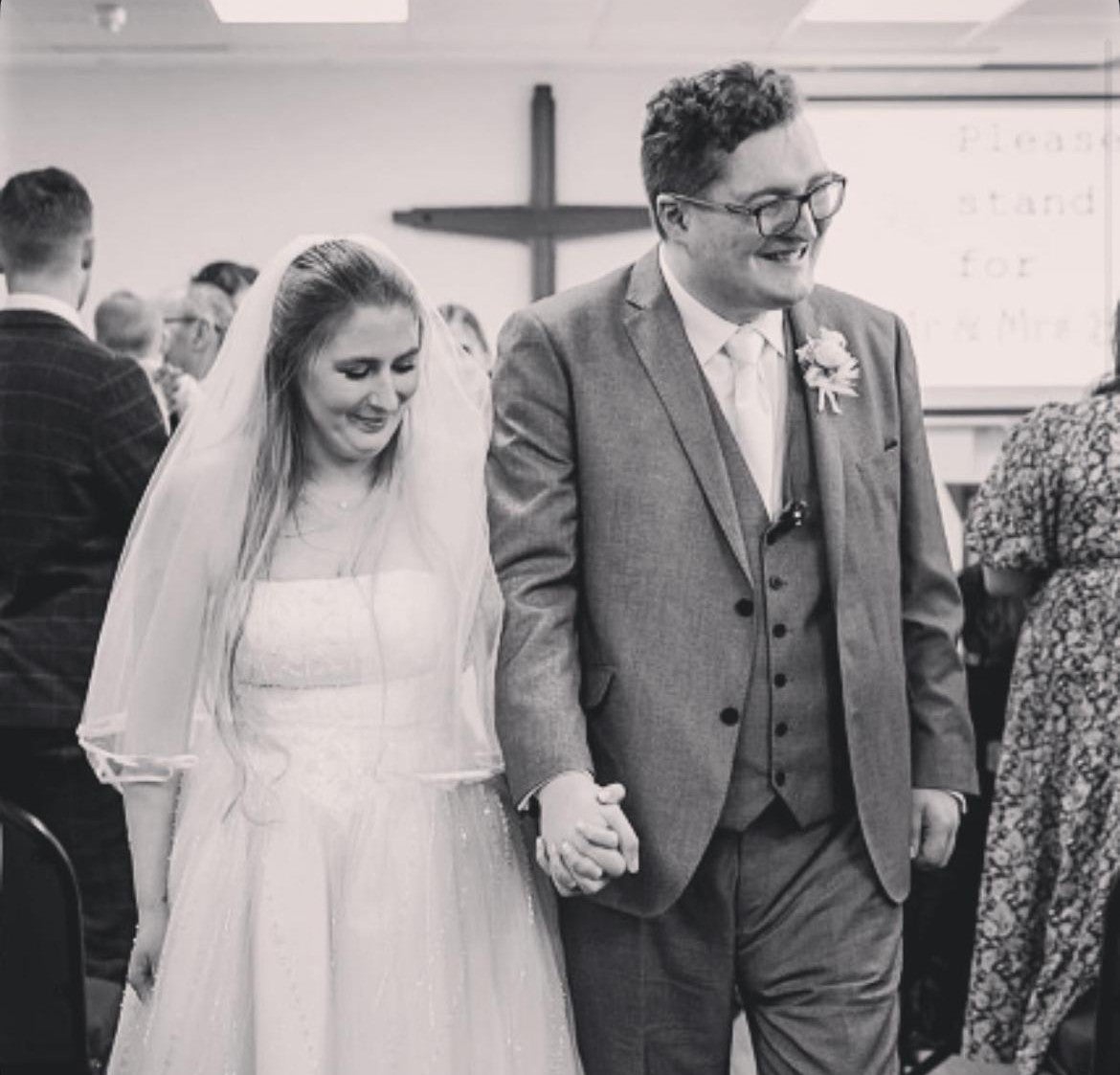 Laura and Edward tied the knot in April 2024