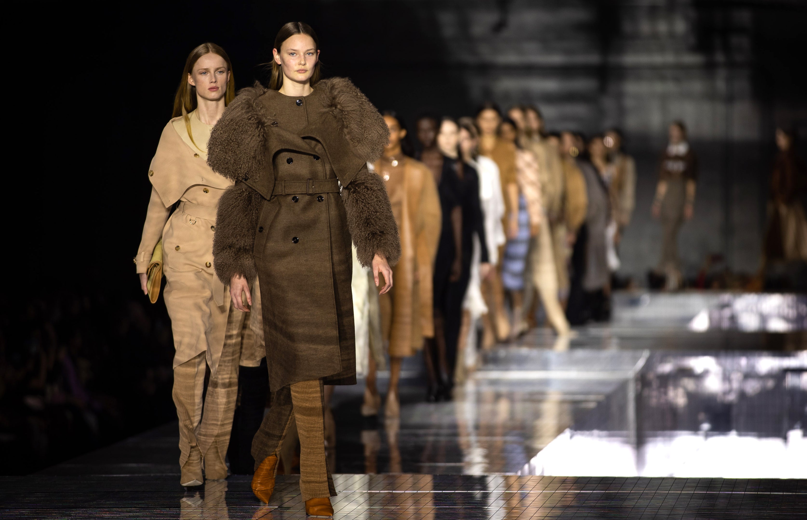 The Castleford factory makes Burberry’s trench coats (Aaron Chown/PA)