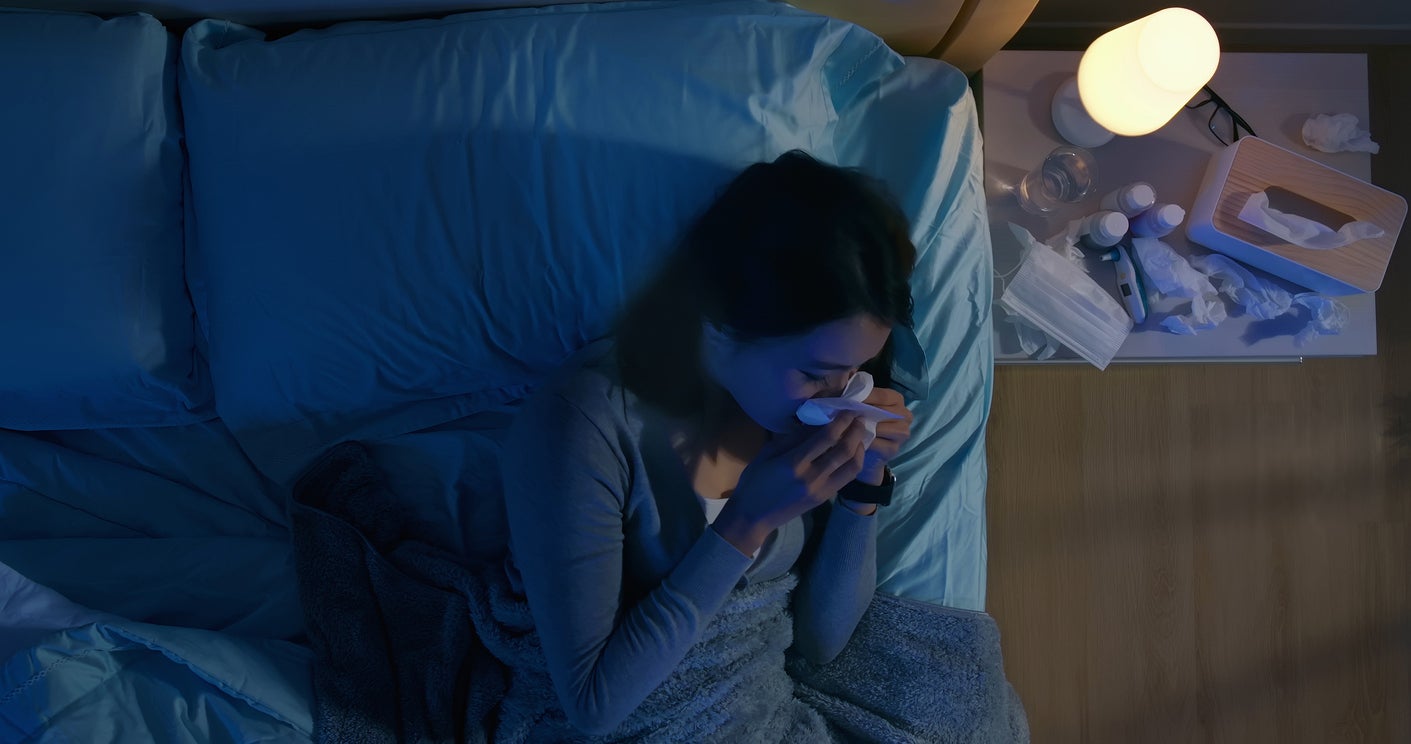 Around 26 per cent of people struggle with sleeping with hay fever