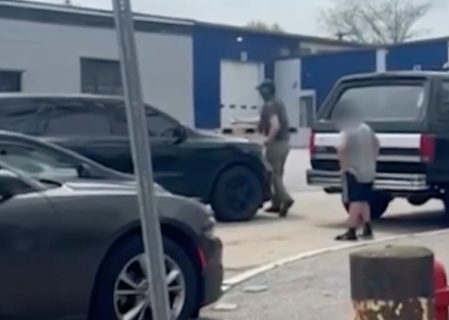 A child was left alone on the street following an arrest by ICE agents in Waltham, Massachusetts