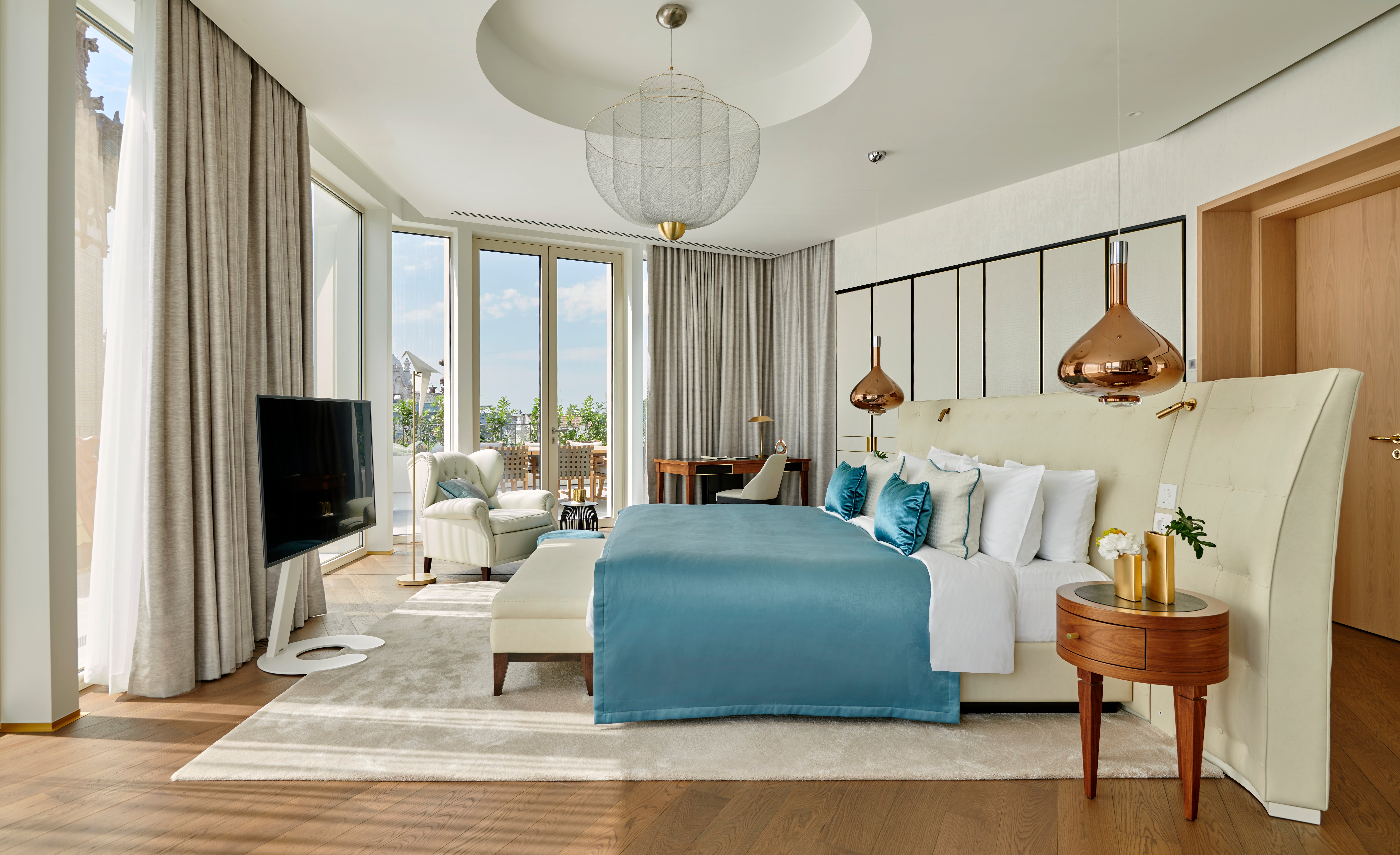 The 19th century building was designed to look like a Parisian boutique