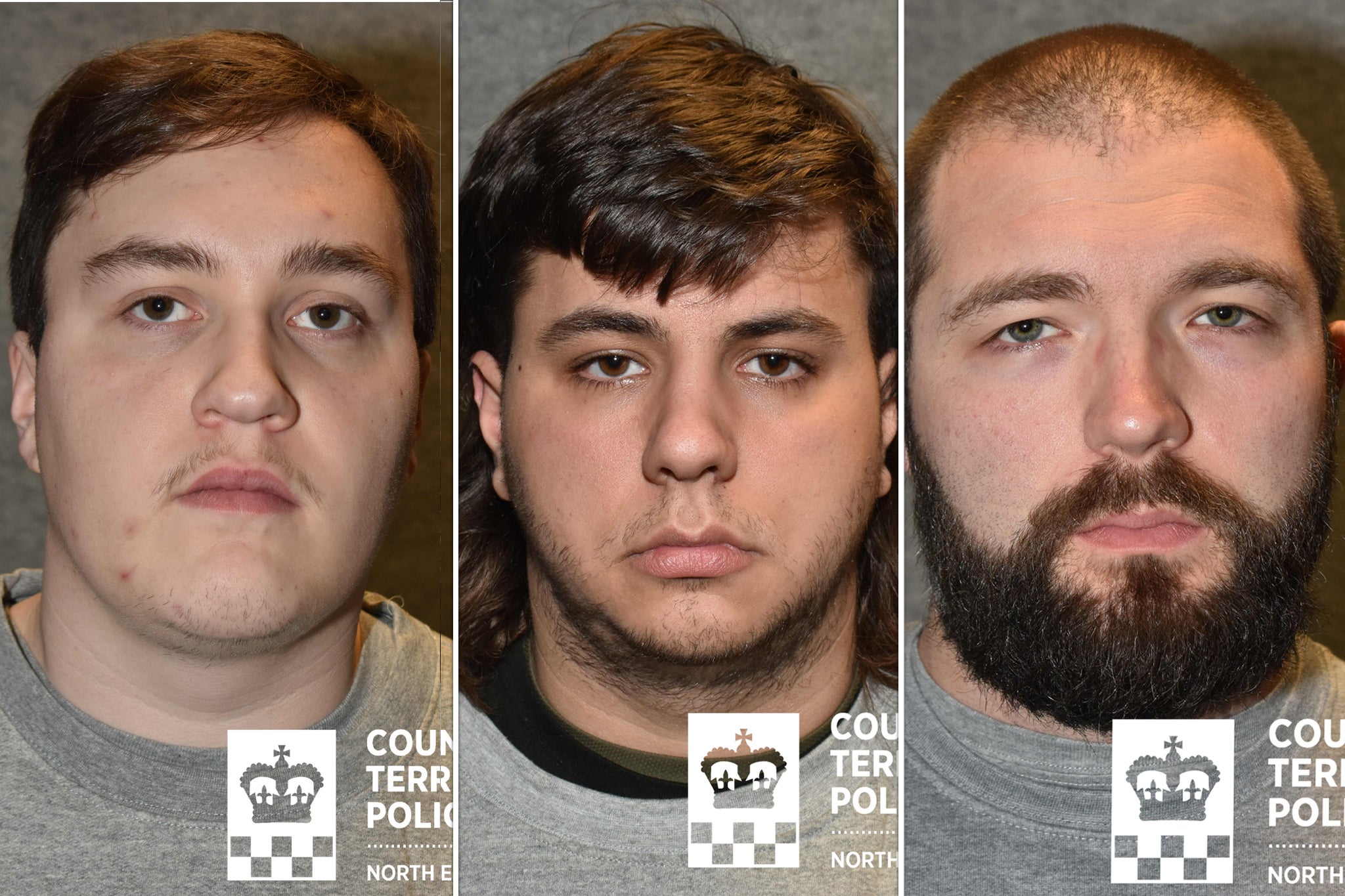 Brogan Stewart, Marco Pitzettu and Christopher Ringrose were each found guilty on Wednesday