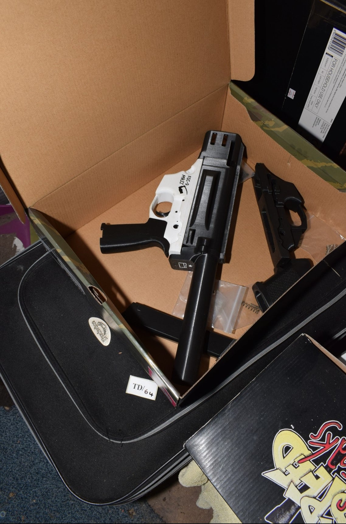 Christopher Ringrose had been 3D printing a firearm